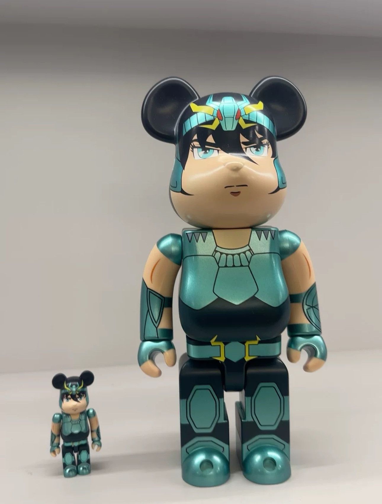 Japanese Brand × Medicom Toy Bearbrick Dragon Constellation Shiryu 100% & 400% Set Size ONE SIZE - 1 Thumbnail
