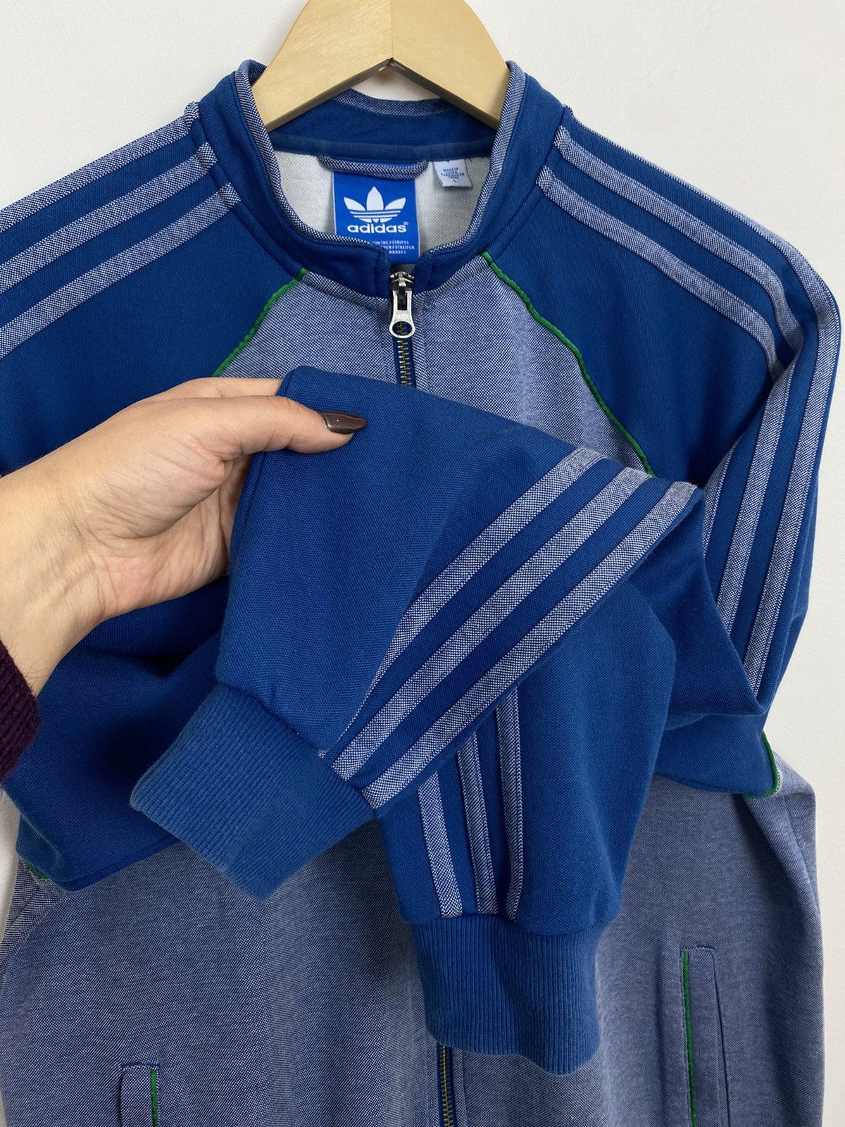 Adidas Adidas Vespa Seefeld Track Jacket Retro Style 00s Blue Top Size US L / EU 52-54 / 3 - 3 Thumbnail