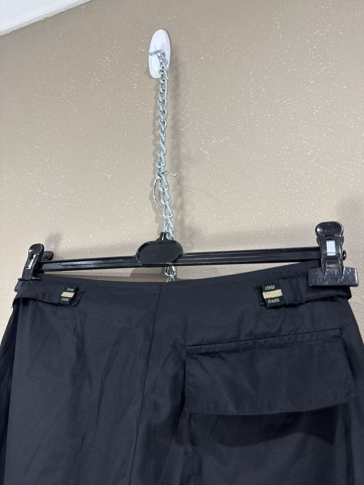 Fendi Vintage Fendi Jeans Nylon Trousers Size 28" / US 6 / IT 42 - 5 Thumbnail