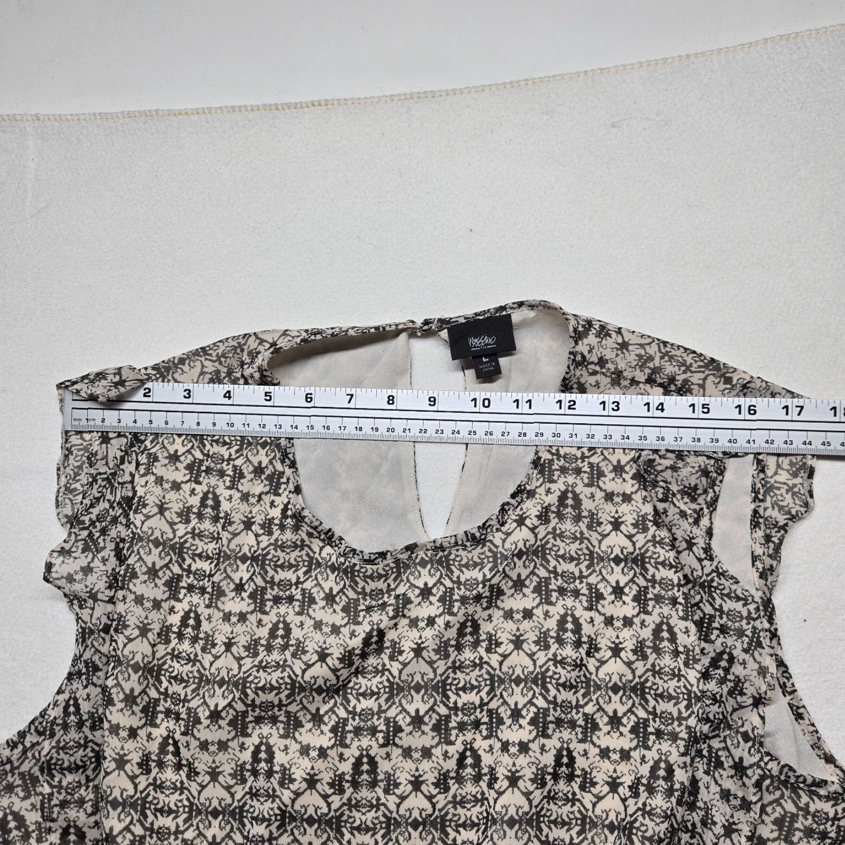 Mossimo Mossimo Dress Adult Women's Brown White Sleeveless Button Size L Large Size L / US 10 / IT 46 - 6 Thumbnail