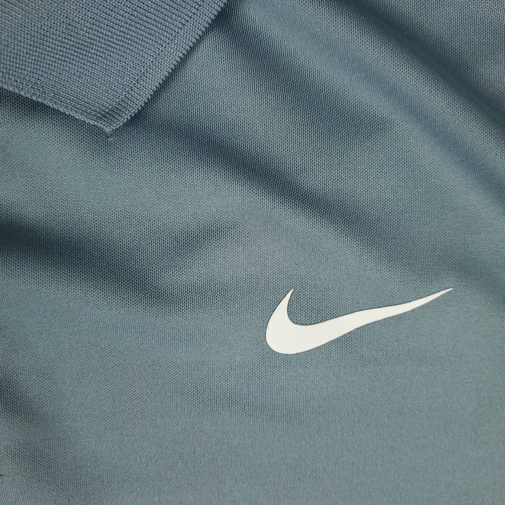 Nike VINTAGE Nike Polo Shirt Mens XL Gray/Blue Swoosh Golf Casual Short Sleeve Shirt Adult XL Gray Nike Polo Mens XL Gray/Blue 90s Sports Preppy Mens Size US XL / EU 56 / 4 - 3 Thumbnail