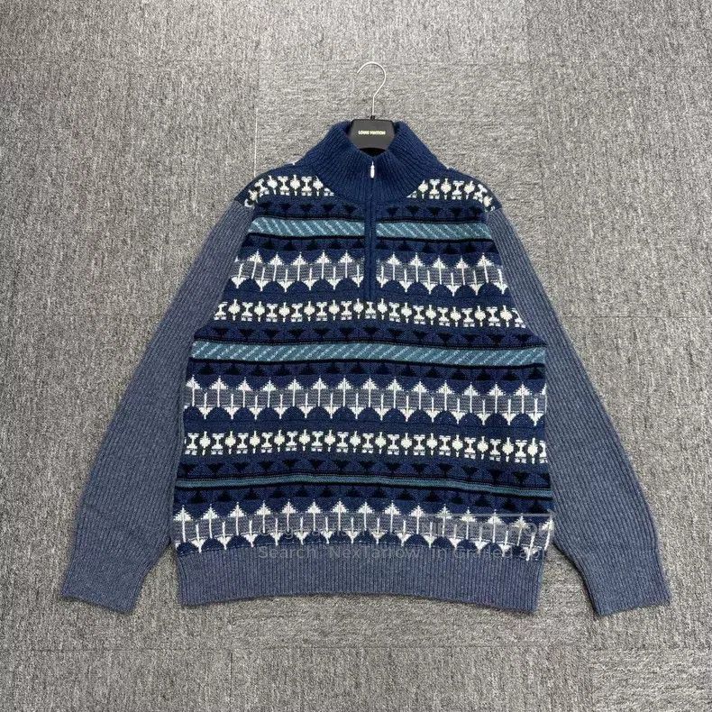 Loro Piana Loro Piana Fair Isle Vintage Cashmere Knit Sweater Size US L / EU 52-54 / 3 - 1 Thumbnail