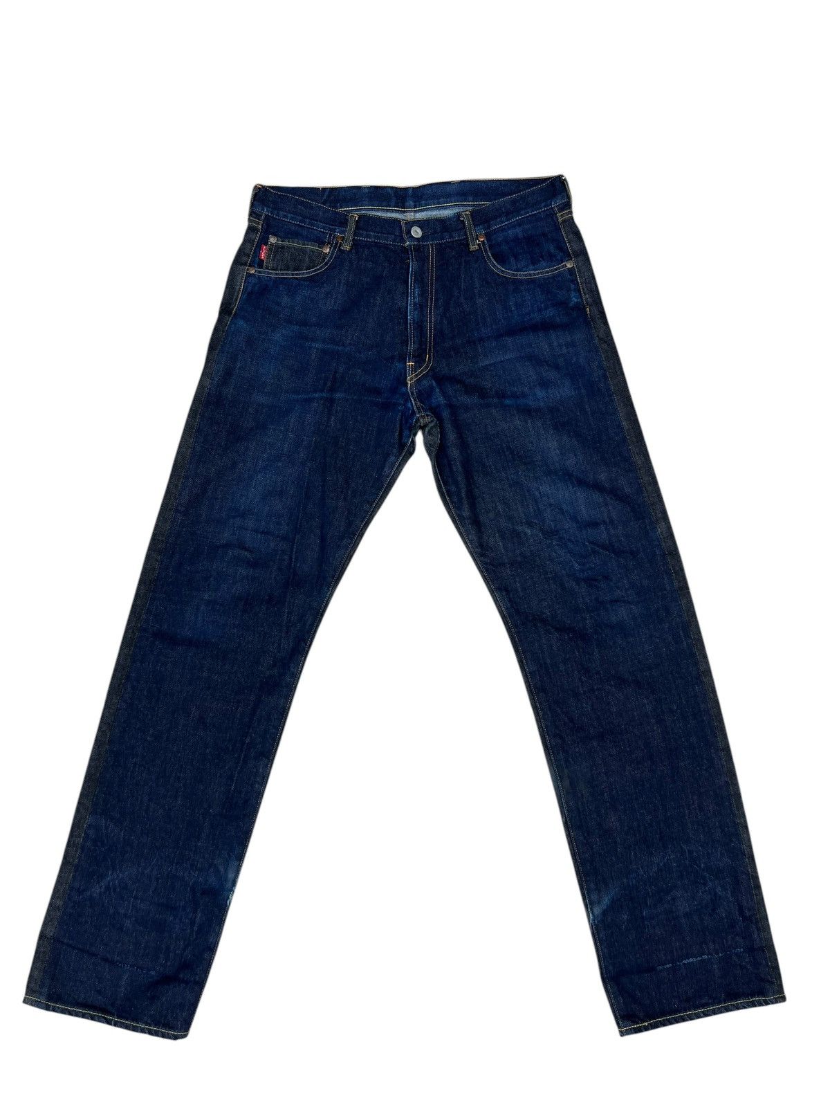 Futura Vintage FUTURA Japan 2 Tones Denim Distressed Jeans Size US 34 / EU 50 - 1 Thumbnail