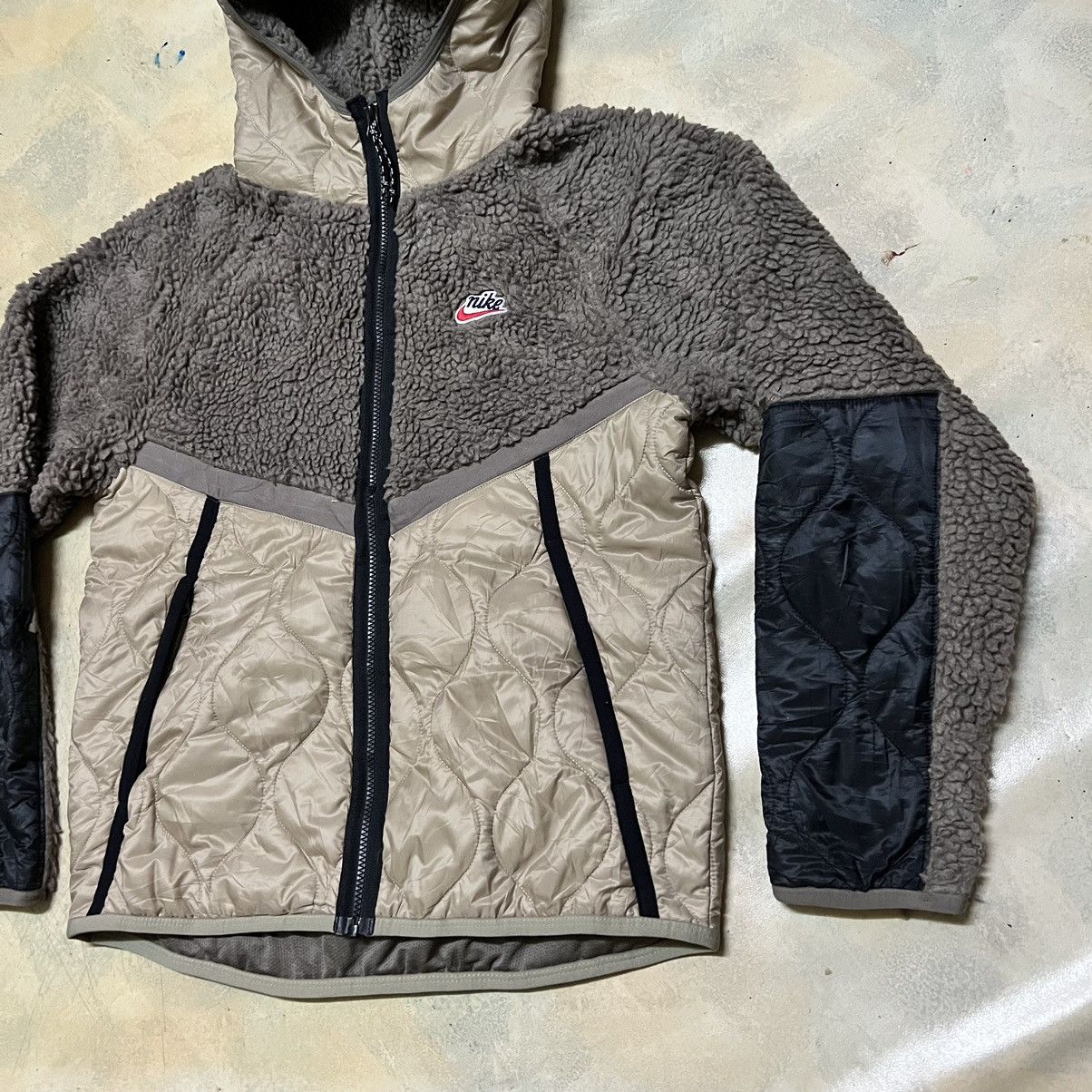Nike Nike zipper jacket hoodie fleece sweater Size US M / EU 48-50 / 2 - 2 Thumbnail
