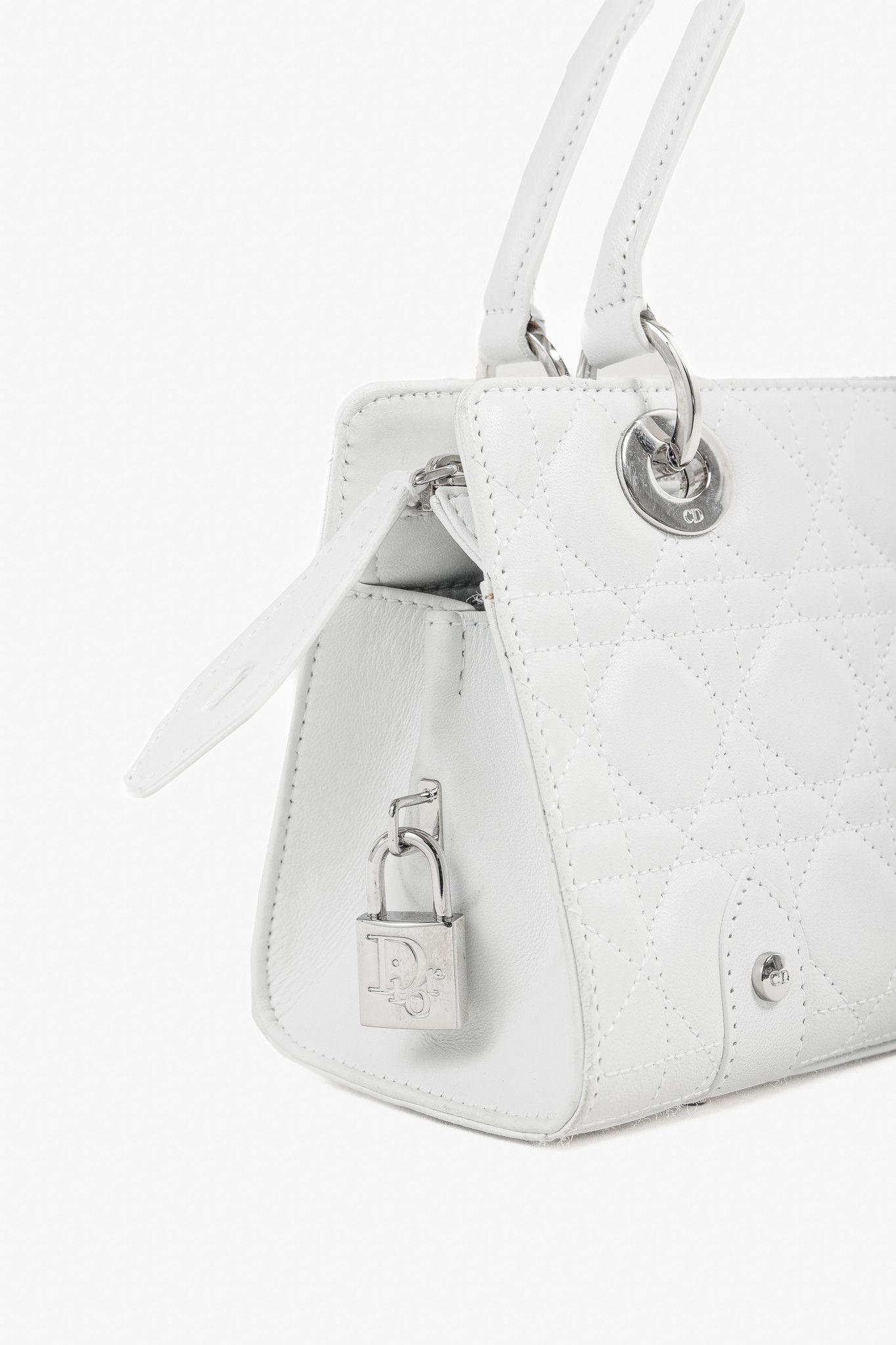 Dior Christian Dior Lady Dior East-West Leather Double Handle Bag Size ONE SIZE - 9 Thumbnail