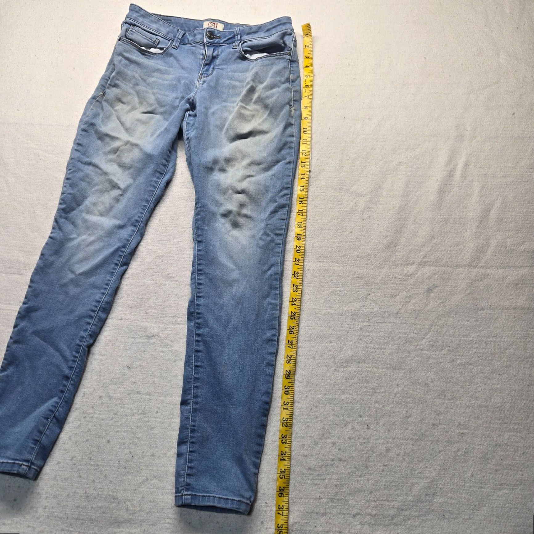 Vintage VINTAGE LEI Light Wash Denim Jeans Pants Women Size 11 Flared Mid Rise Cotton Blend Size 32" / US 10 / IT 46 - 7 Thumbnail