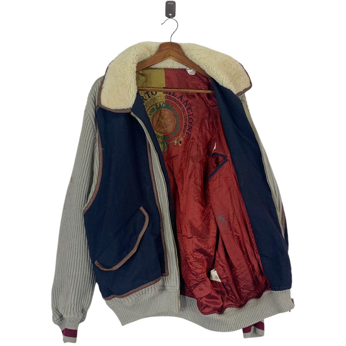 Designer 🔥⚡️DESIGNER UMBERTO BILANCIONI ITALY BOMBER JACKET Size US L / EU 52-54 / 3 - 2 Thumbnail