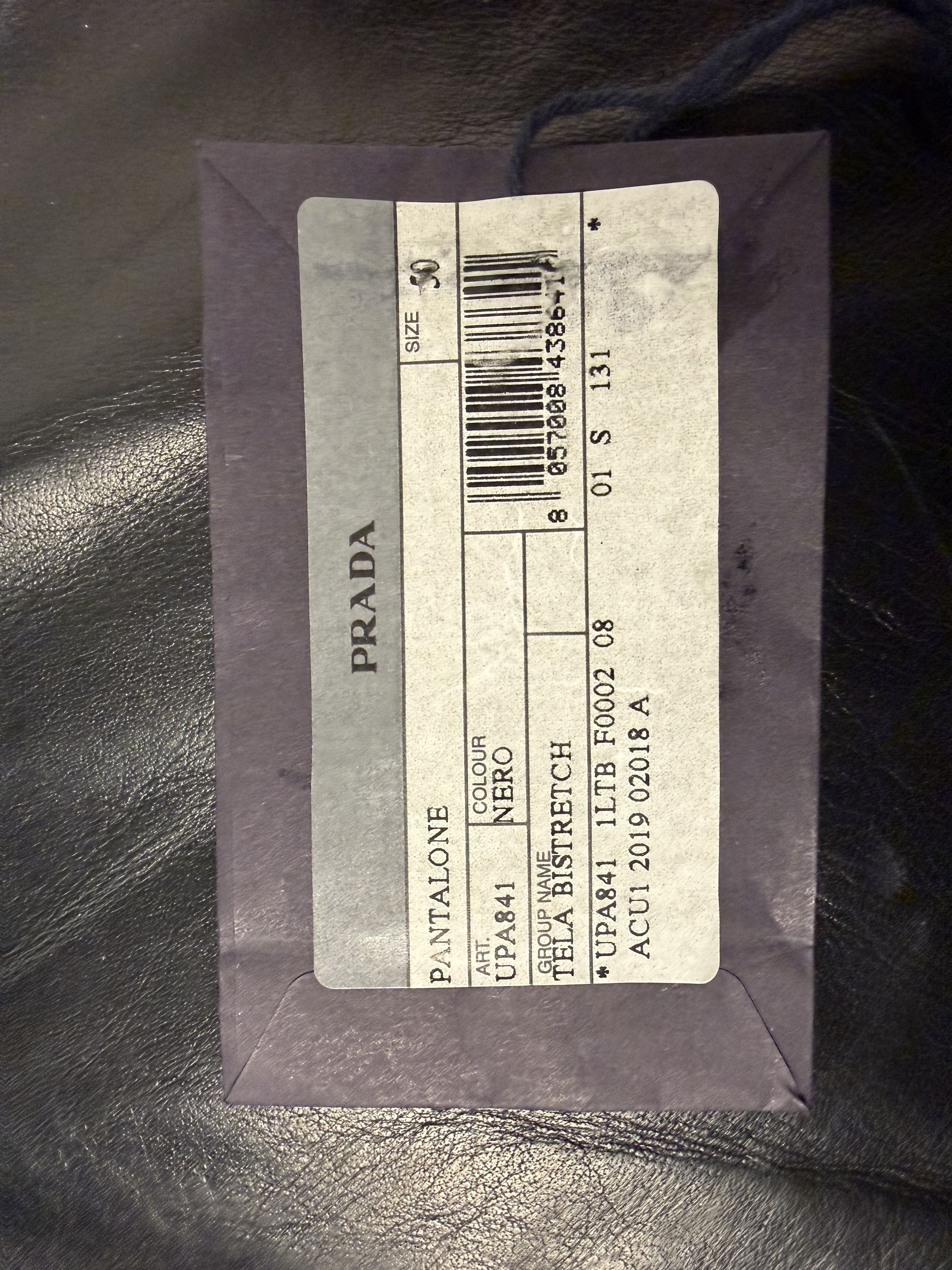 Prada Classic Prada Black Tailored Trousers Size US 34 / EU 50 - 20 Thumbnail