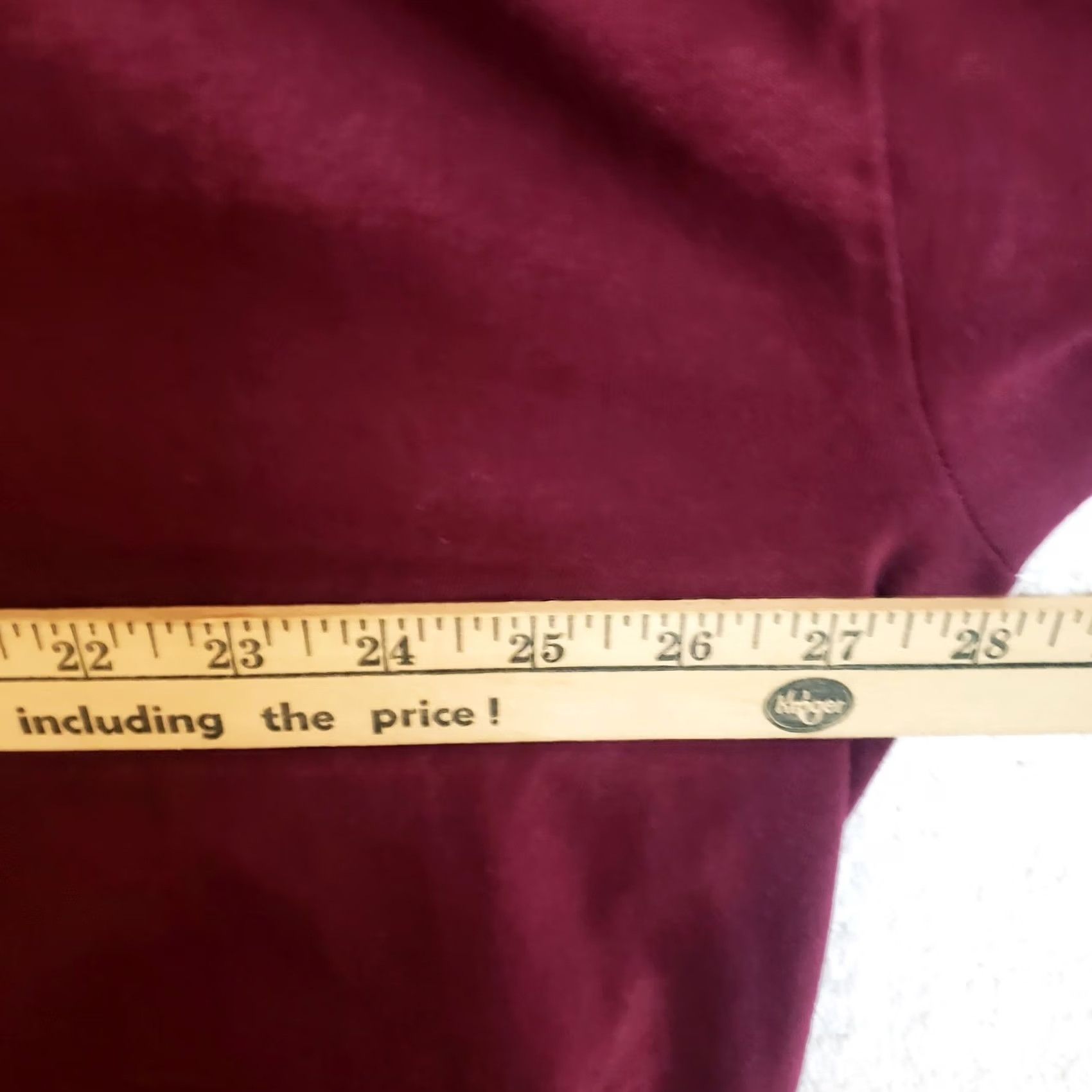 Hanes Hanes Men's Beefy-T Henley Shirt 3XL Maroon Cotton Tagless Long-Sleeve Size US XXL / EU 58 / 5 - 7 Thumbnail