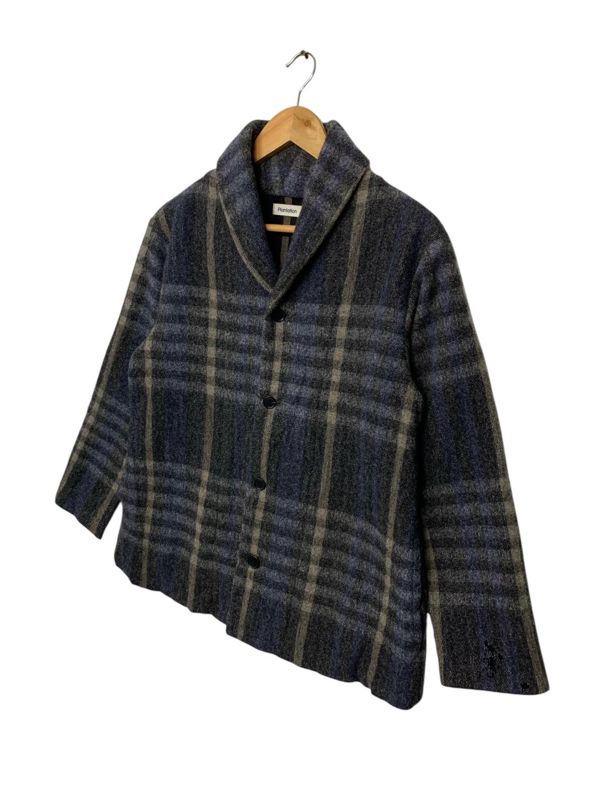 Designer × Issey Miyake × Japanese Brand Plantation Issey Miyake Button Ups Wool Jacket Size US M / EU 48-50 / 2 - 2 Thumbnail