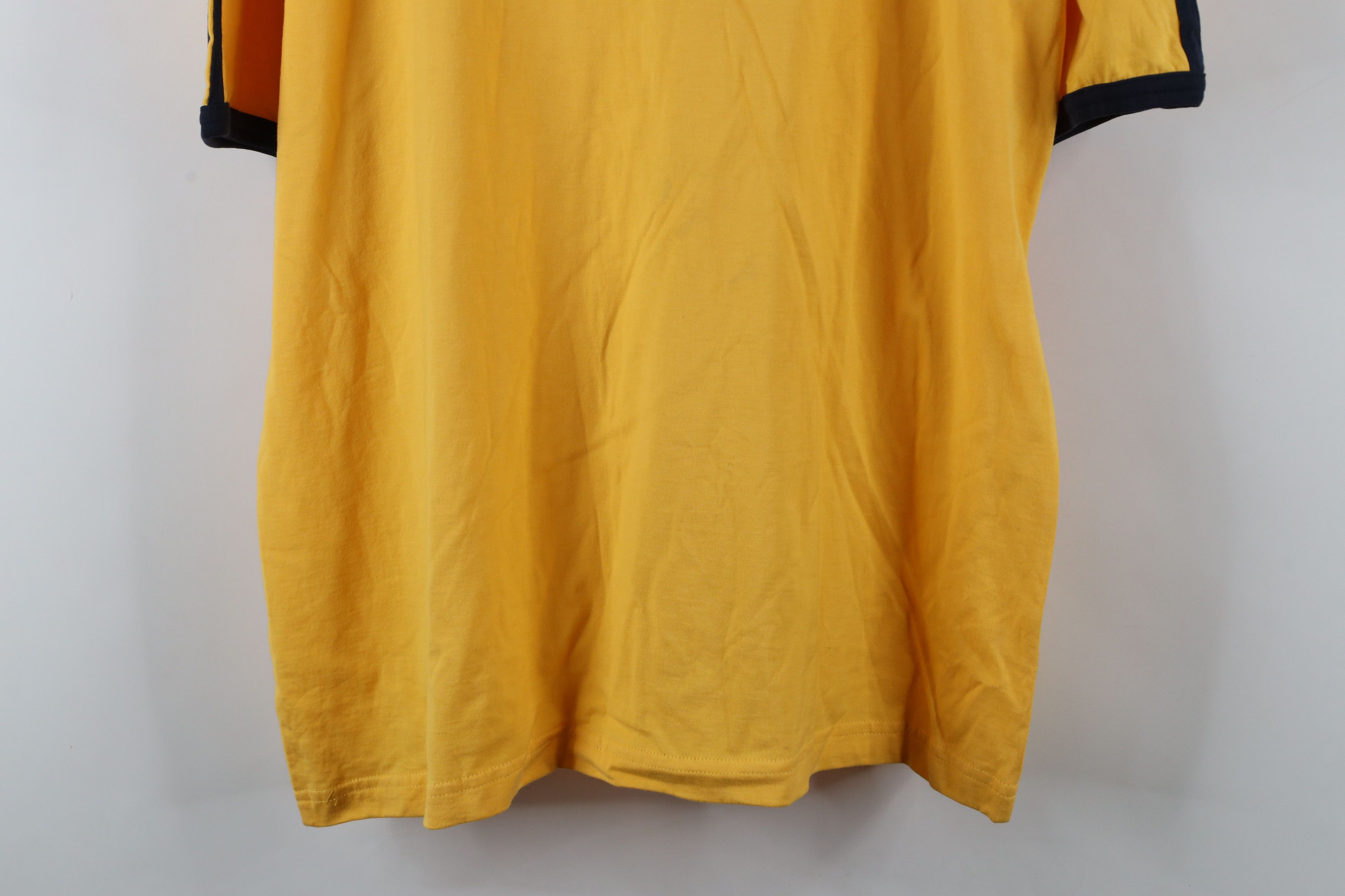 Nautica × Vintage Deadstock Vintage 90s Nautica Club Ringer T-Shirt Yellow Size US XL / EU 56 / 4 - 11 Thumbnail