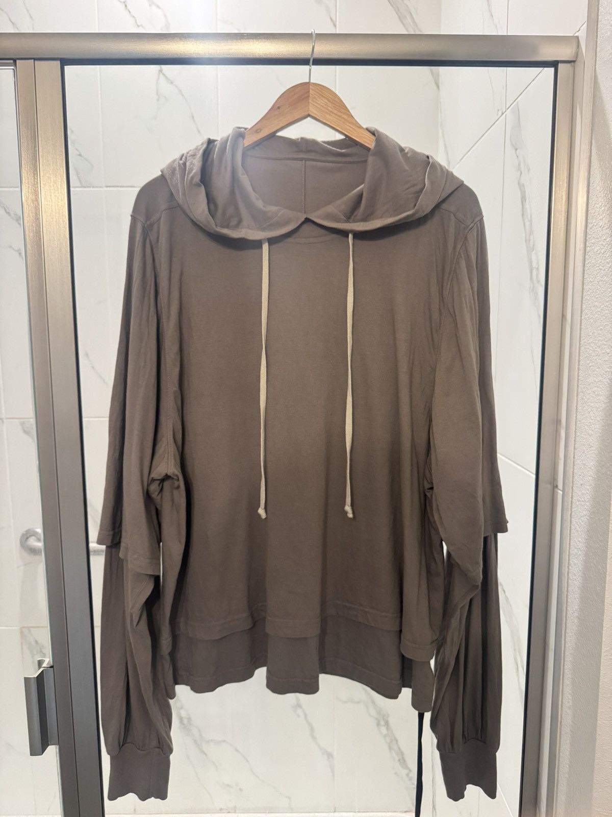Rick Owens Rick Owens Hustler Hoodie Size US XXL / EU 58 / 5 - 1 Thumbnail