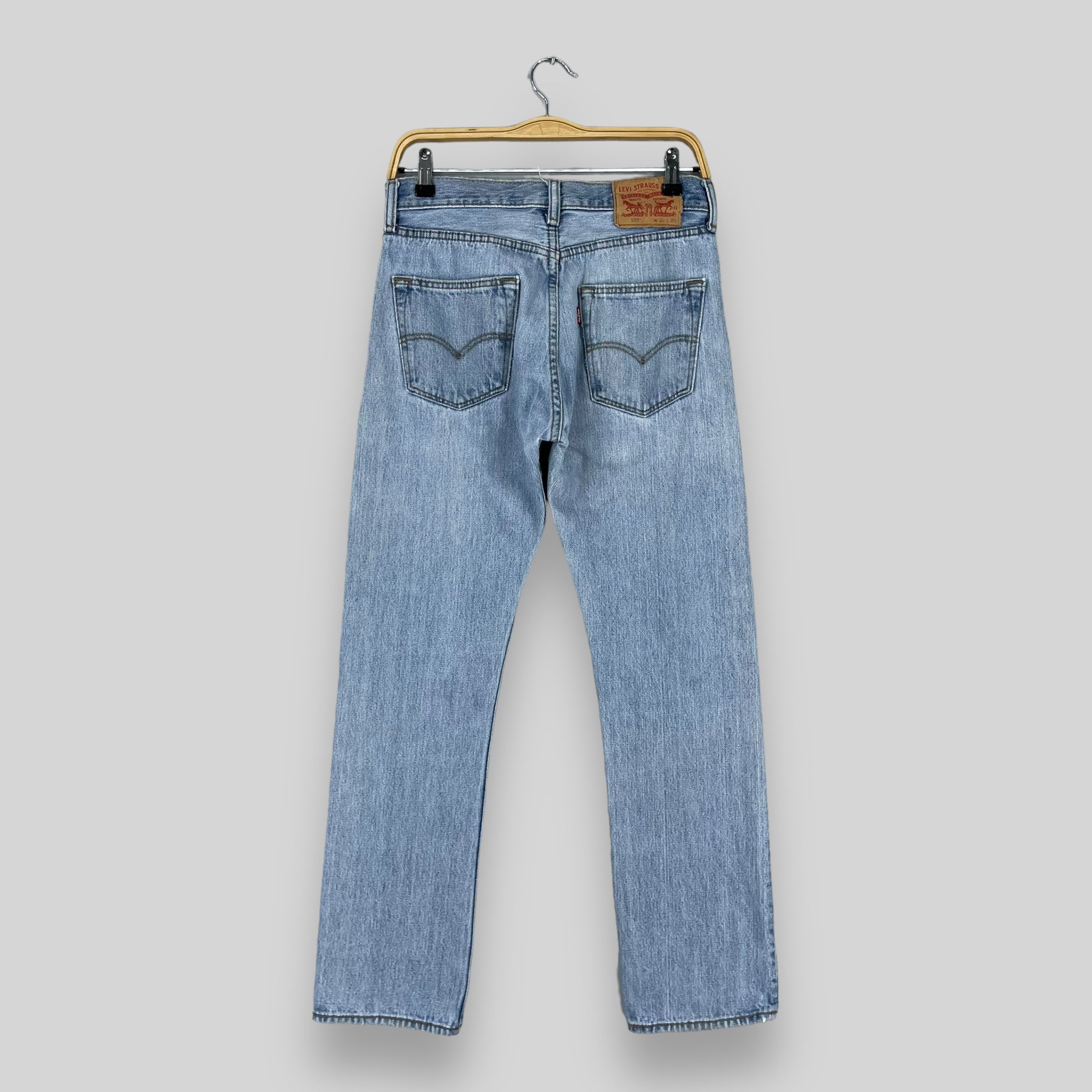 Jean × Levi's W29 L28 Vintage Levis 501 Distressed Reinforced Jeans Size US 29 - 5 Thumbnail