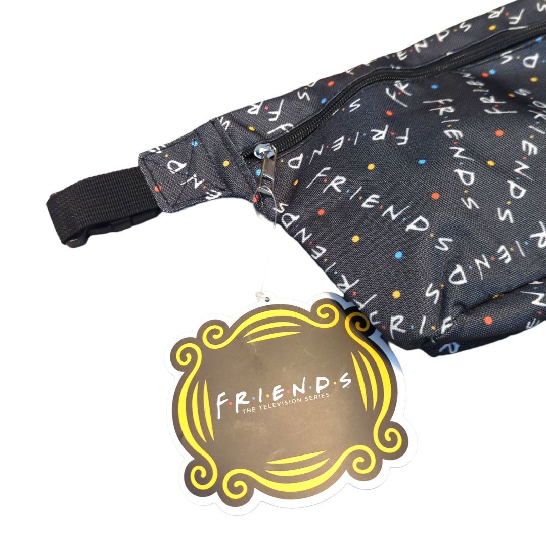 Other FRIENDS Black Logo Adjustable Zipper Fanny Pack Bum Bag NEW Size ONE SIZE - 5 Thumbnail