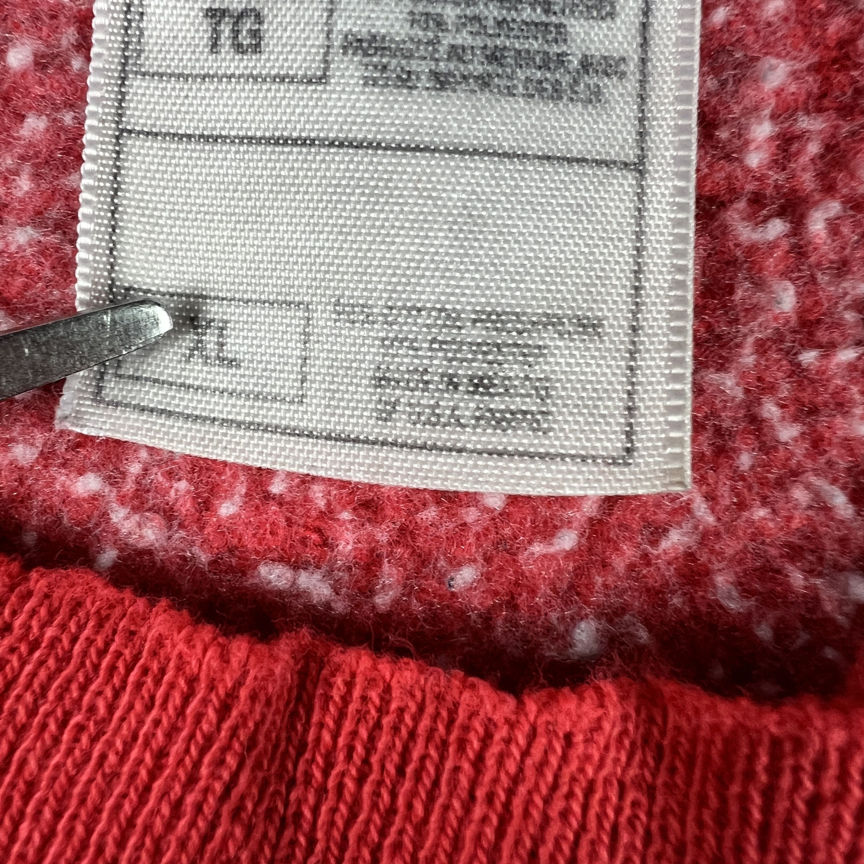 Fruit Of The Loom × NCAA × Vintage Y2K Ohio State Buckeyes Sweatshirt Red Thrashed Crewneck Size US XL / EU 56 / 4 - 10 Thumbnail