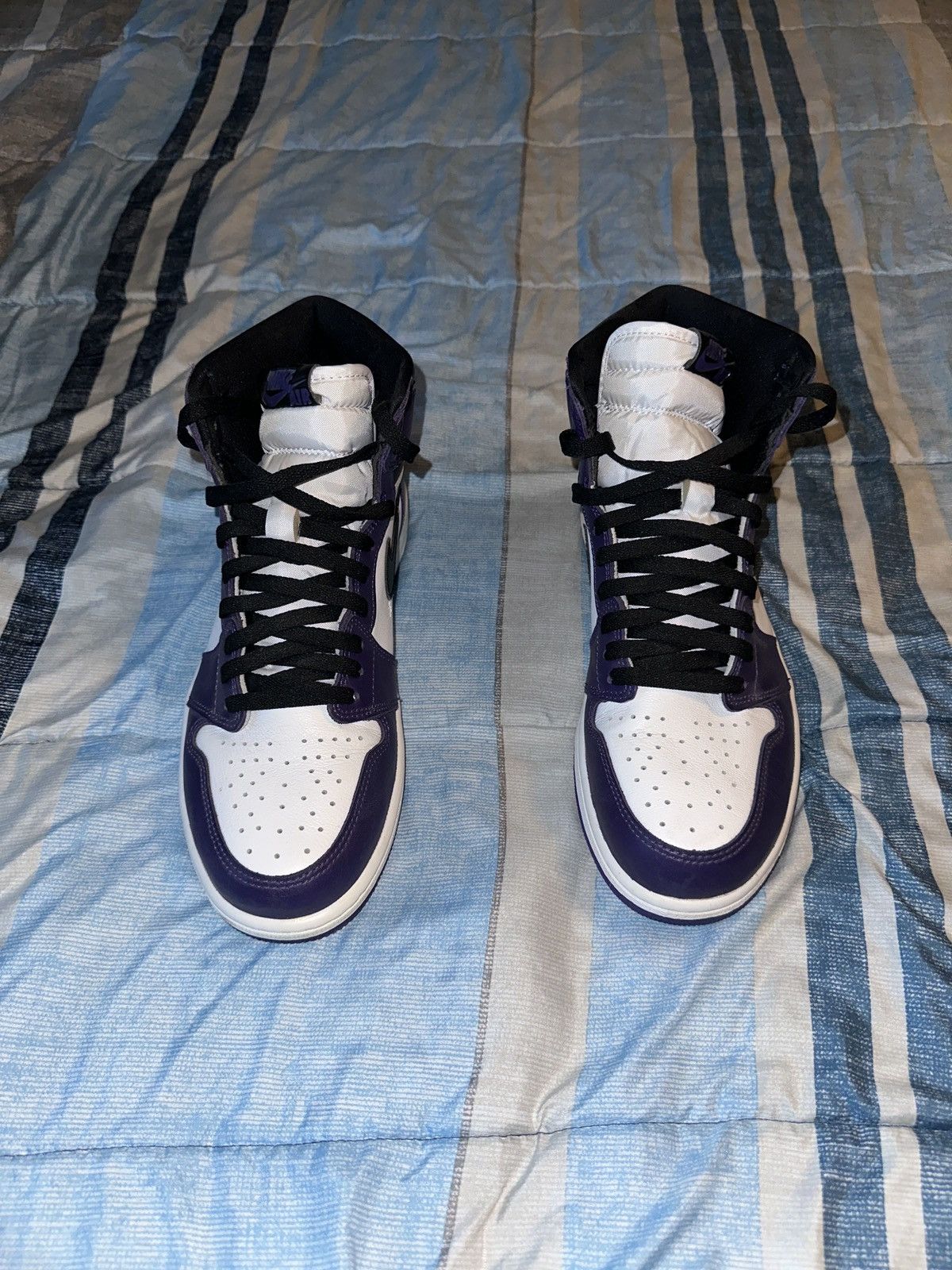 Jordan Brand Air Jordan 1 Court Purple 2.0 Size US 10.5 / EU 43-44 - 3 Thumbnail