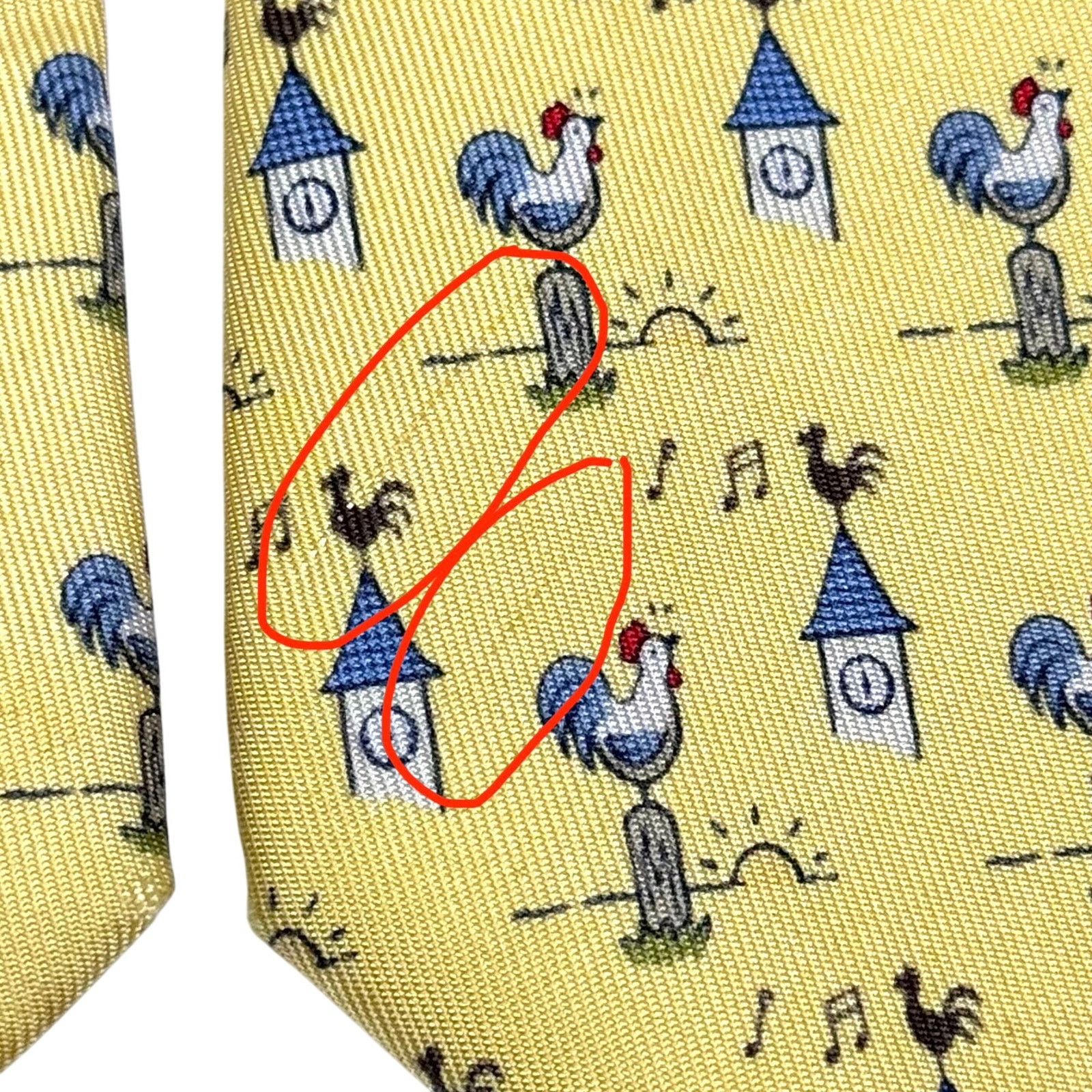 Hermes Hermes ‘Rooster’ Tie Size ONE SIZE - 6 Thumbnail