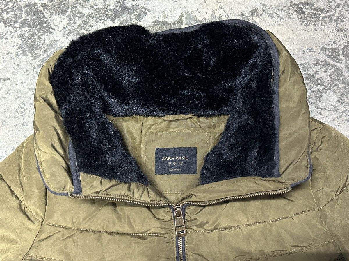 Vintage × Zara Distressed 🔥 Zara Basic Winter Puffers Jacket Size L / US 10 / IT 46 - 10 Thumbnail