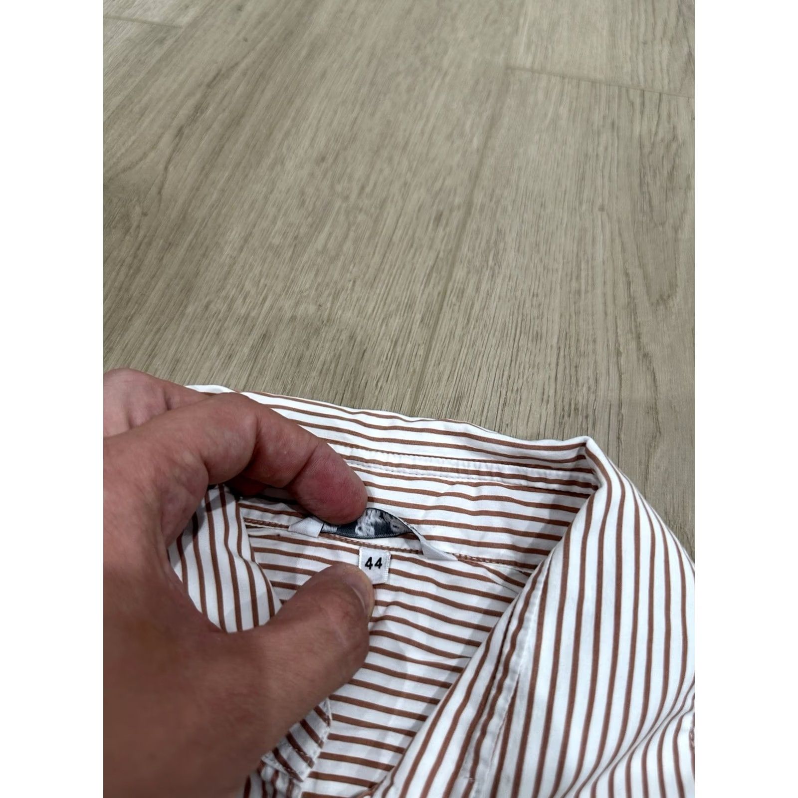 Loro Piana LORO PIAN A Womens Striped Cotton Button Down Shirt Shirt 44 Multicolor Twill Casual Business Womens Size M / US 6-8 / IT 42-44 - 6 Thumbnail