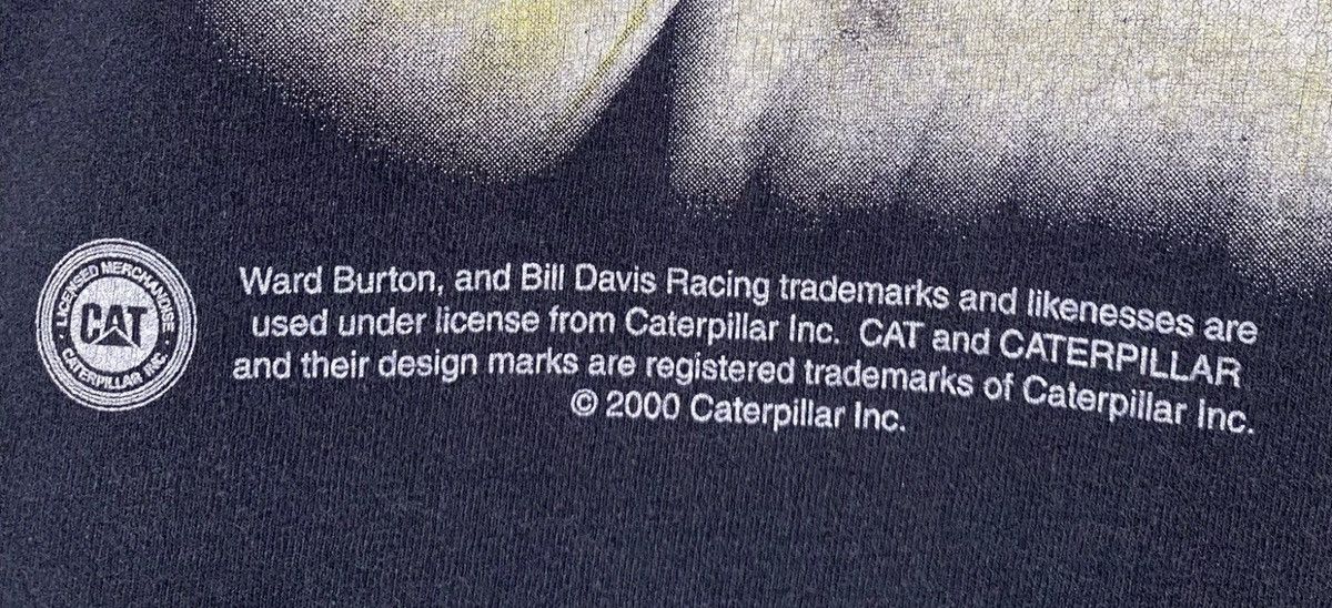Vintage Nascar Caterpillar Pontiac Ward Burton Racing T-Shirt Large Size US L / EU 52-54 / 3 - 3 Thumbnail