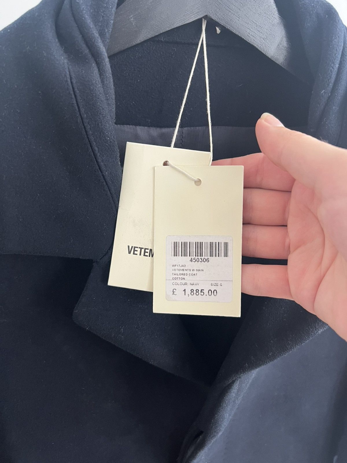 Vetements AW17 Cotton Moleskin Slouched Coat Size S / US 4 / IT 40 - 5 Thumbnail