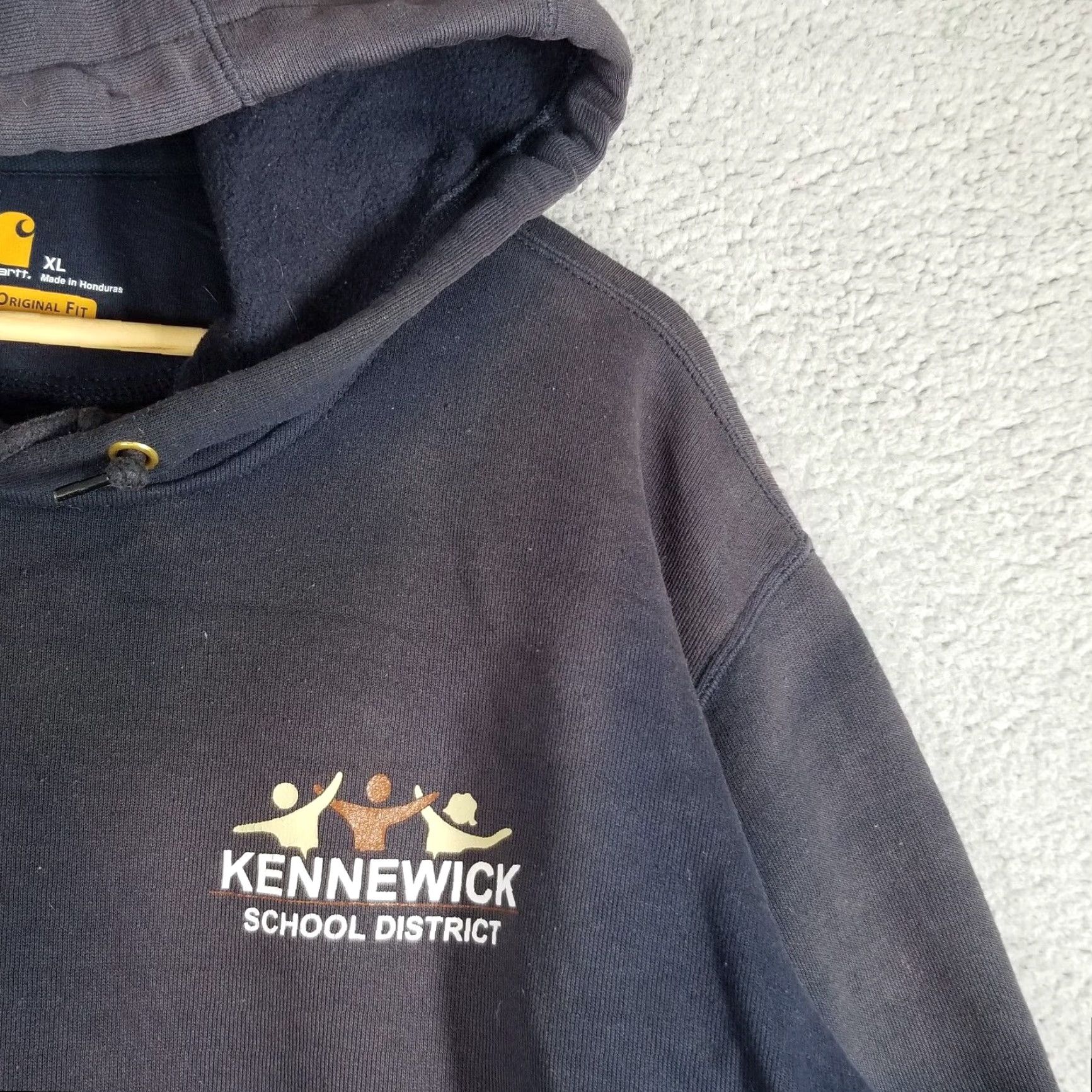 Carhartt Carhartt Hoodie Mens XL Kennewick Washington Blue Workwear Sweater Size US XL / EU 56 / 4 - 2 Thumbnail