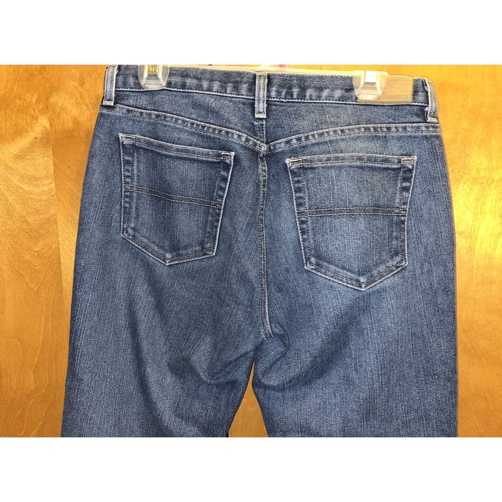 Tommy Hilfiger VINTAGE Tommy Hilfiger Women’s Jeans Size 10 Bootcut Denim 90s Biker Grunge Blue Size 32" / US 10 / IT 46 - 4 Thumbnail