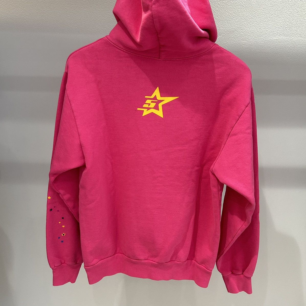 sp5der p⭐︎nk g hoodie Sp5der P*NK Hoodie Black Men's - FW21 - US