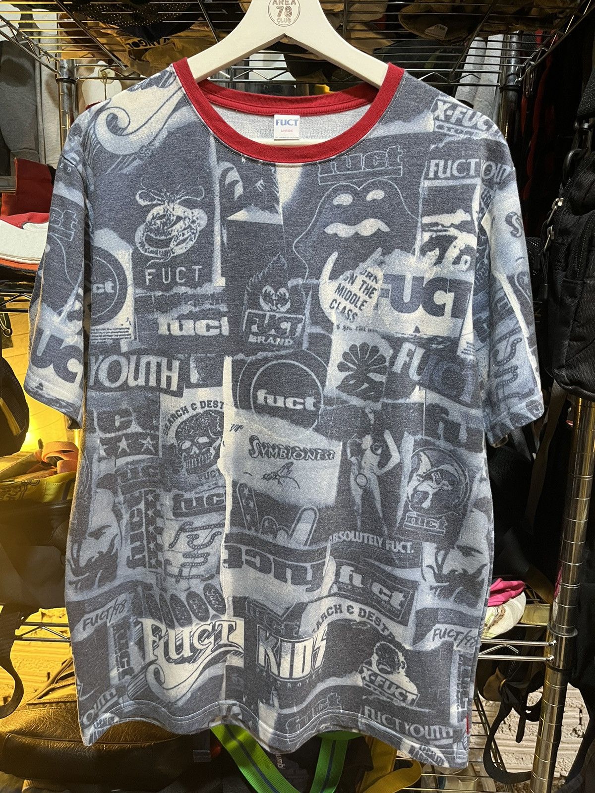 FUCT Fuct Skateboards Sk8 Tee Mega Print Size US L / EU 52-54 / 3 - 1 Thumbnail