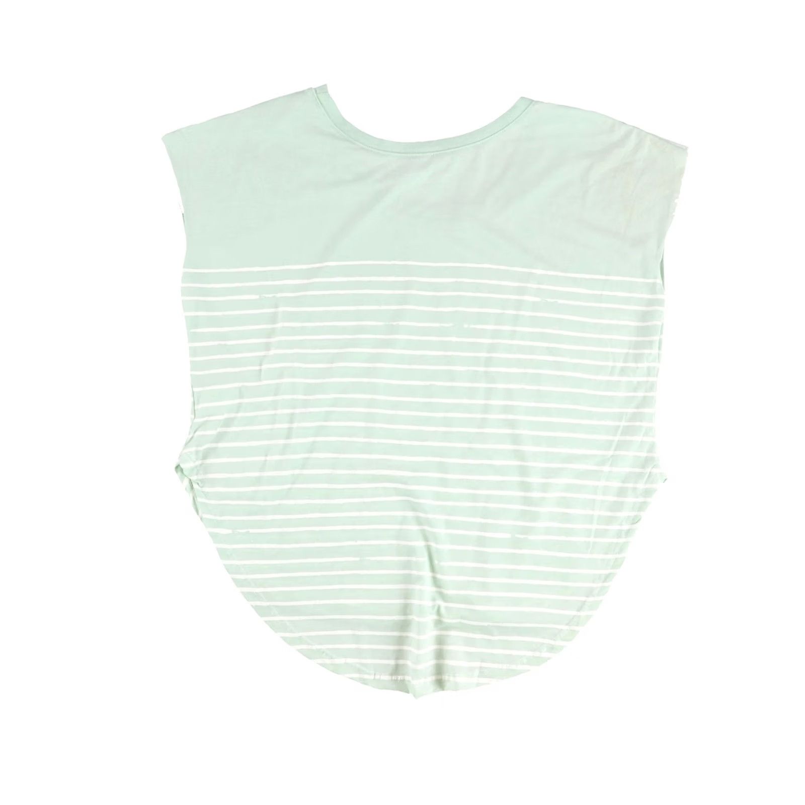 Vintage Mouchette Womens Distressed Stripes Graphic T-Shirt mint XS Size XS / US 0-2 / IT 36-38 - 2 Thumbnail