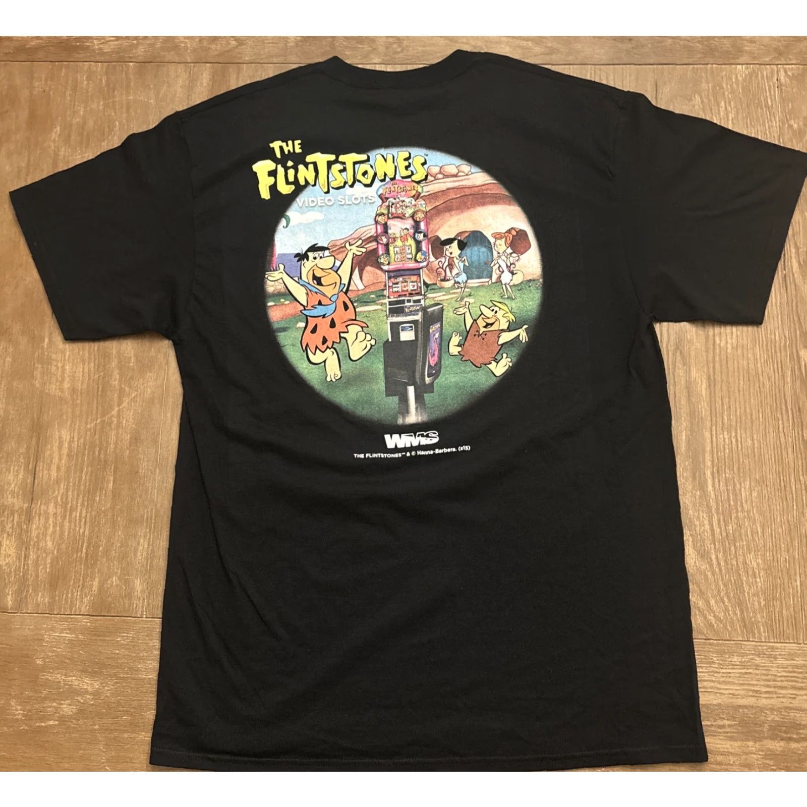 Vintage VINTAGE Hanna Barbera Flintstones Casino Video Slots T-Shirt Adult Large Black EUC Men’s L Shirt Size US L / EU 52-54 / 3 - 4 Thumbnail
