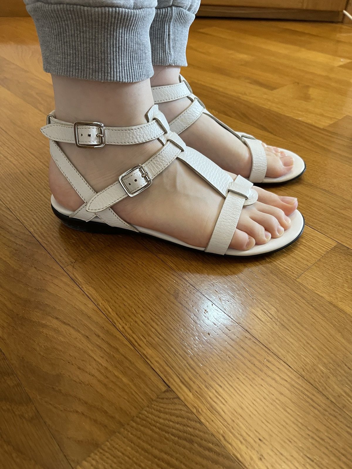 Other Leather white sandals Size US 6.5 / IT 36.5 - 2 Thumbnail