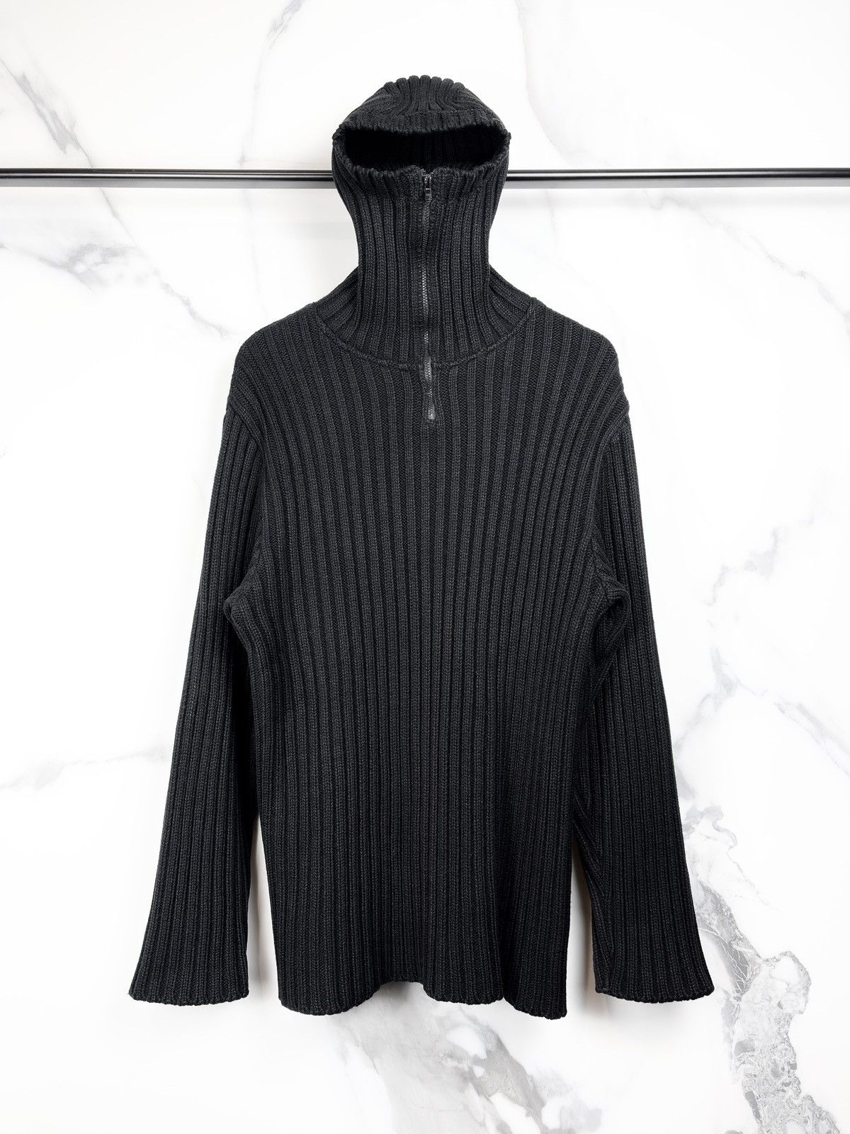 Undercover AW98 Undercover Balaclava Scuba Mask Knit Sweater Hoodie Size US L / EU 52-54 / 3 - 1 Thumbnail