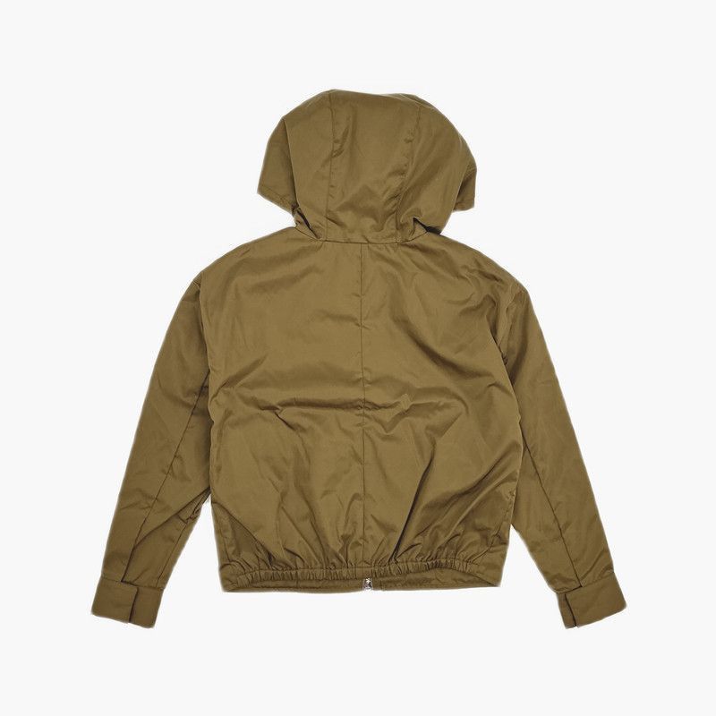 Prada Prada ReNylon Hooded Jacket in Cork Brown-2506 Size US XS / EU 42 / 0 - 2 Thumbnail