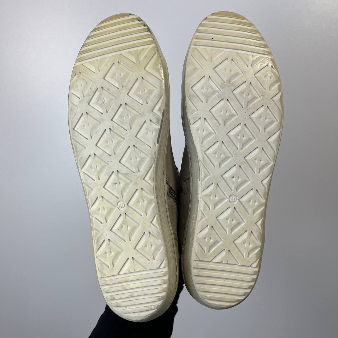 Other Roberto Santi Selection Gold Leather High Top Sneakers EU 40 Size US 8 / IT 38 - 13 Thumbnail