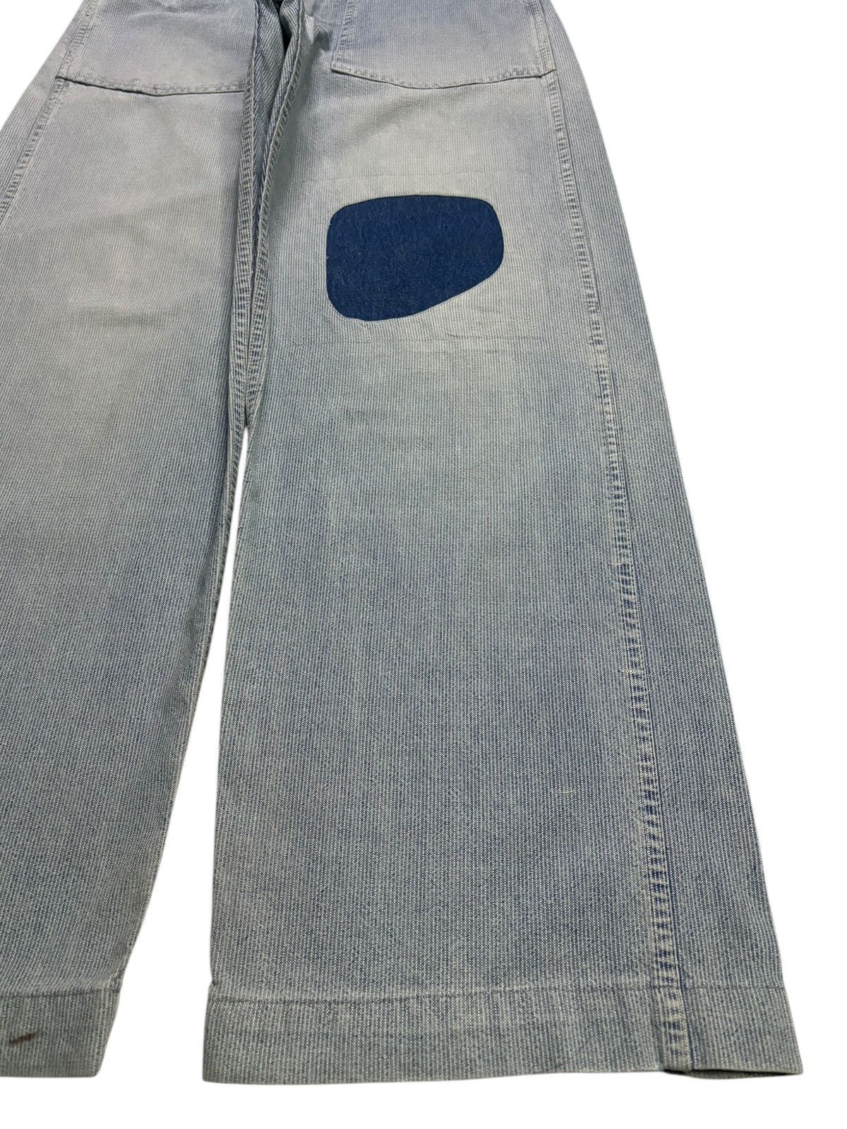 Japanese Brand Vintage Japanese Brand Buckle Back Hickory Baggy Jeans Size US 29 - 7 Thumbnail