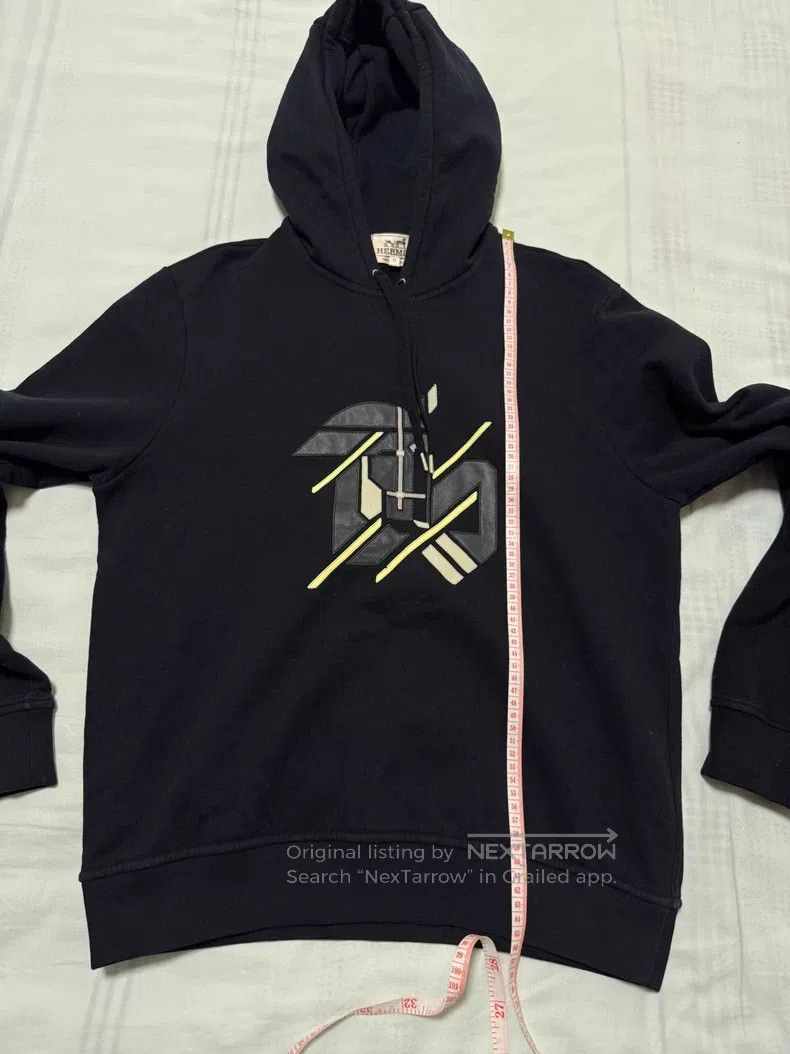 Hermes Hermes Sweatshirt jacket, unisex, leather color block Size M / US 6-8 / IT 42-44 - 5 Thumbnail