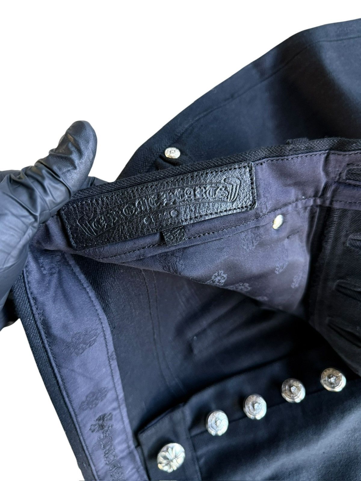 Chrome Hearts Chrome Hearts Fleur Knee Denim 30 Size US 30 / EU 46 - 16 Thumbnail