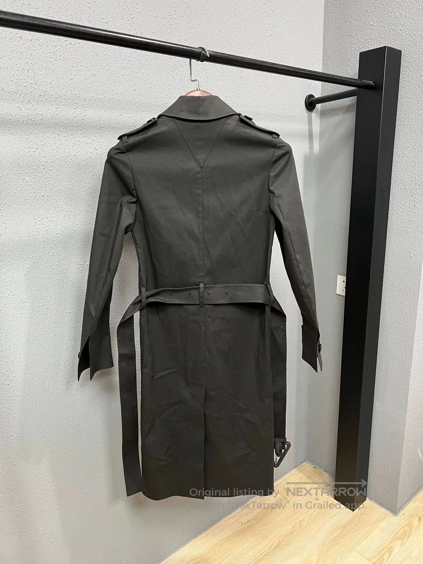 Bottega Veneta Bottega Veneta Triangle Buckle Trench Coat. Size XXS / US 00 / IT 34 - 2 Thumbnail