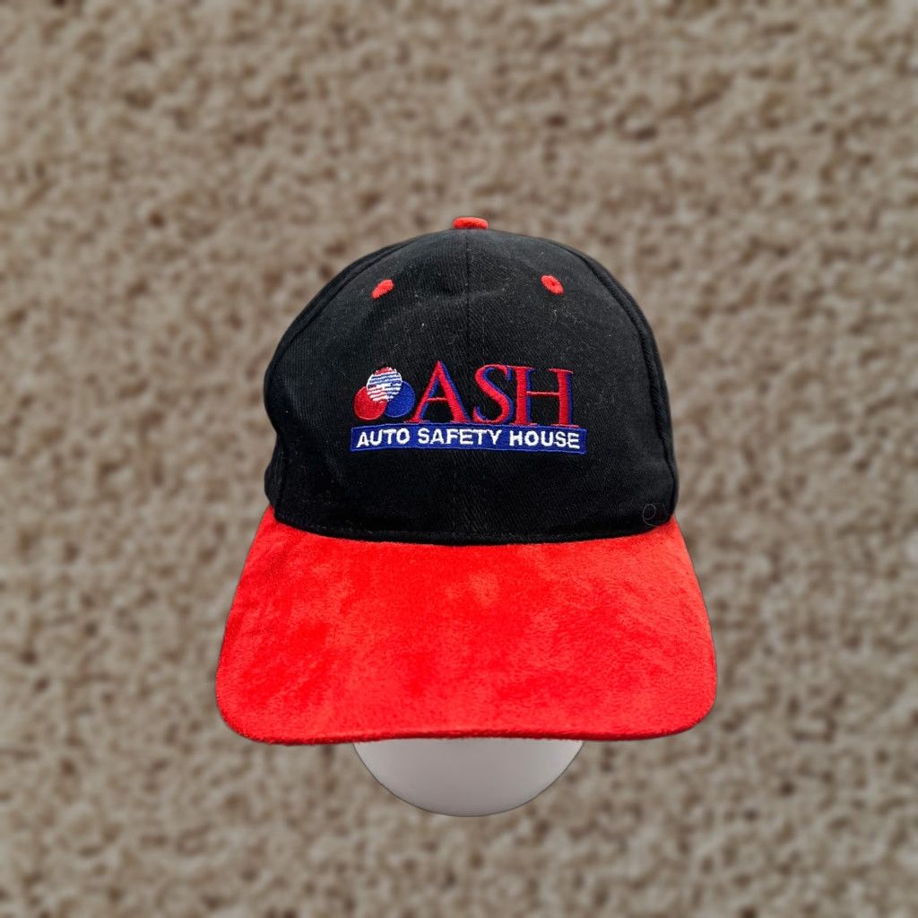 ASH Auto Safety House Hat Cap Adjustable One Size Black Cotton Mens Baseball Cap Work Safety Hat Size ONE SIZE - 1 Thumbnail