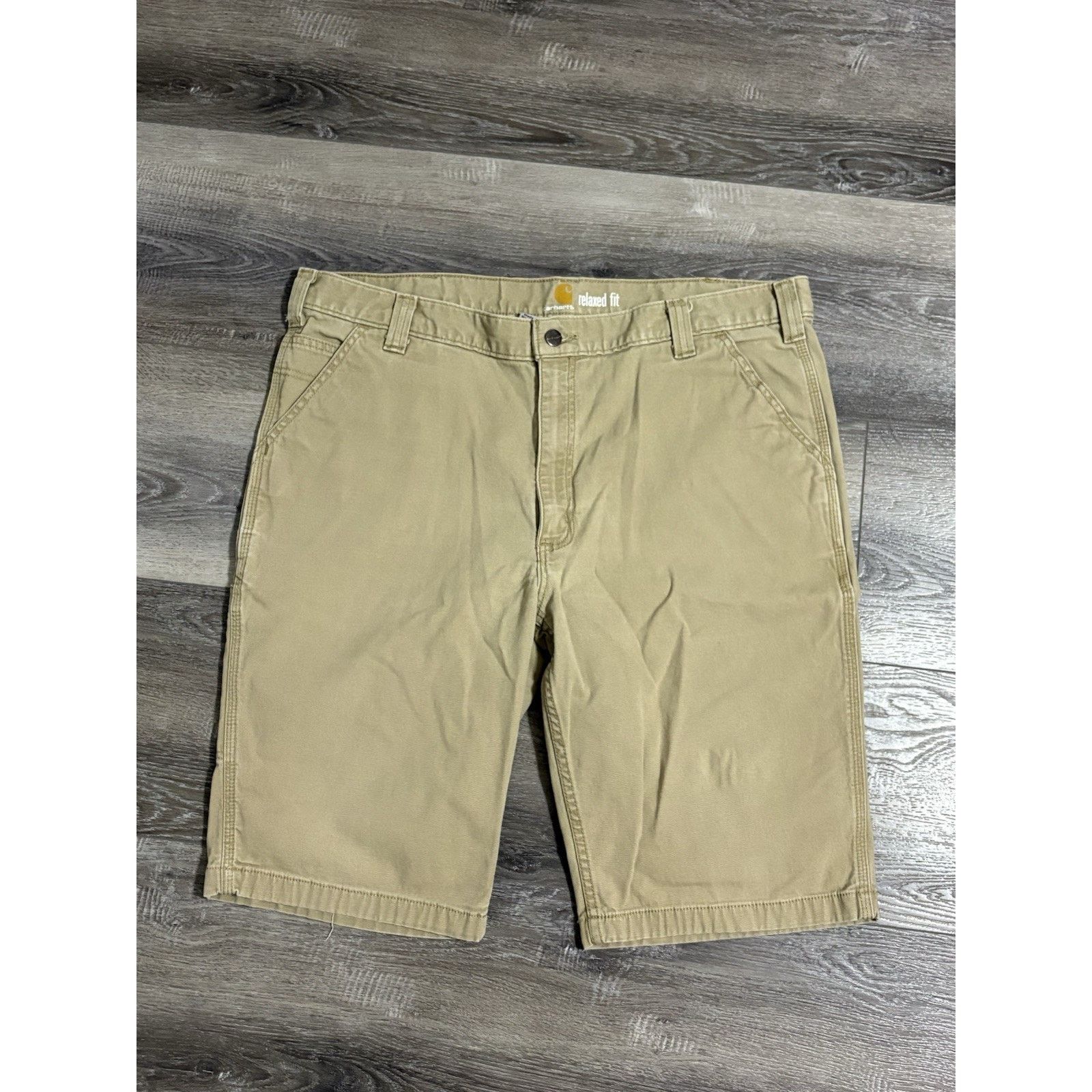 Carhartt Carhartt Khaki Workwear Long Baggy Shorts Y2K - Men’s 40 Size US 40 / EU 56 - 3 Thumbnail
