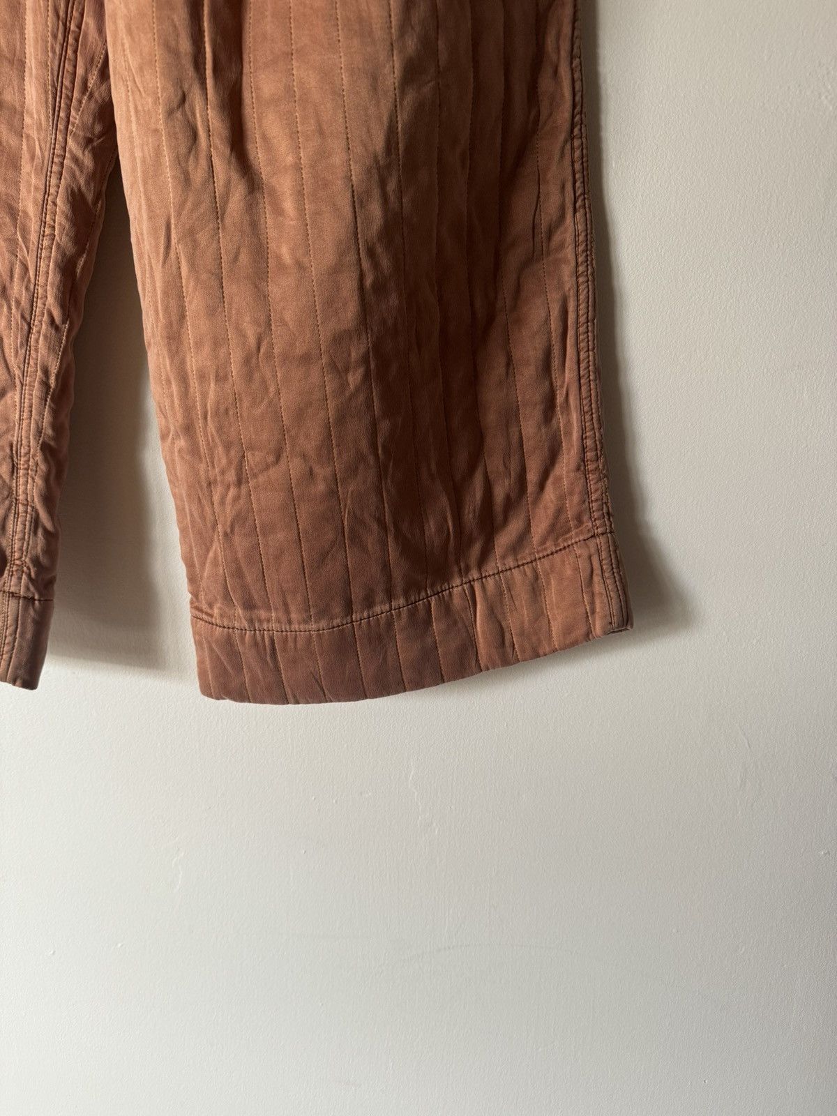 Craig Green AW16 orange silk quilted trousers Size US 32 / EU 48 - 4 Thumbnail