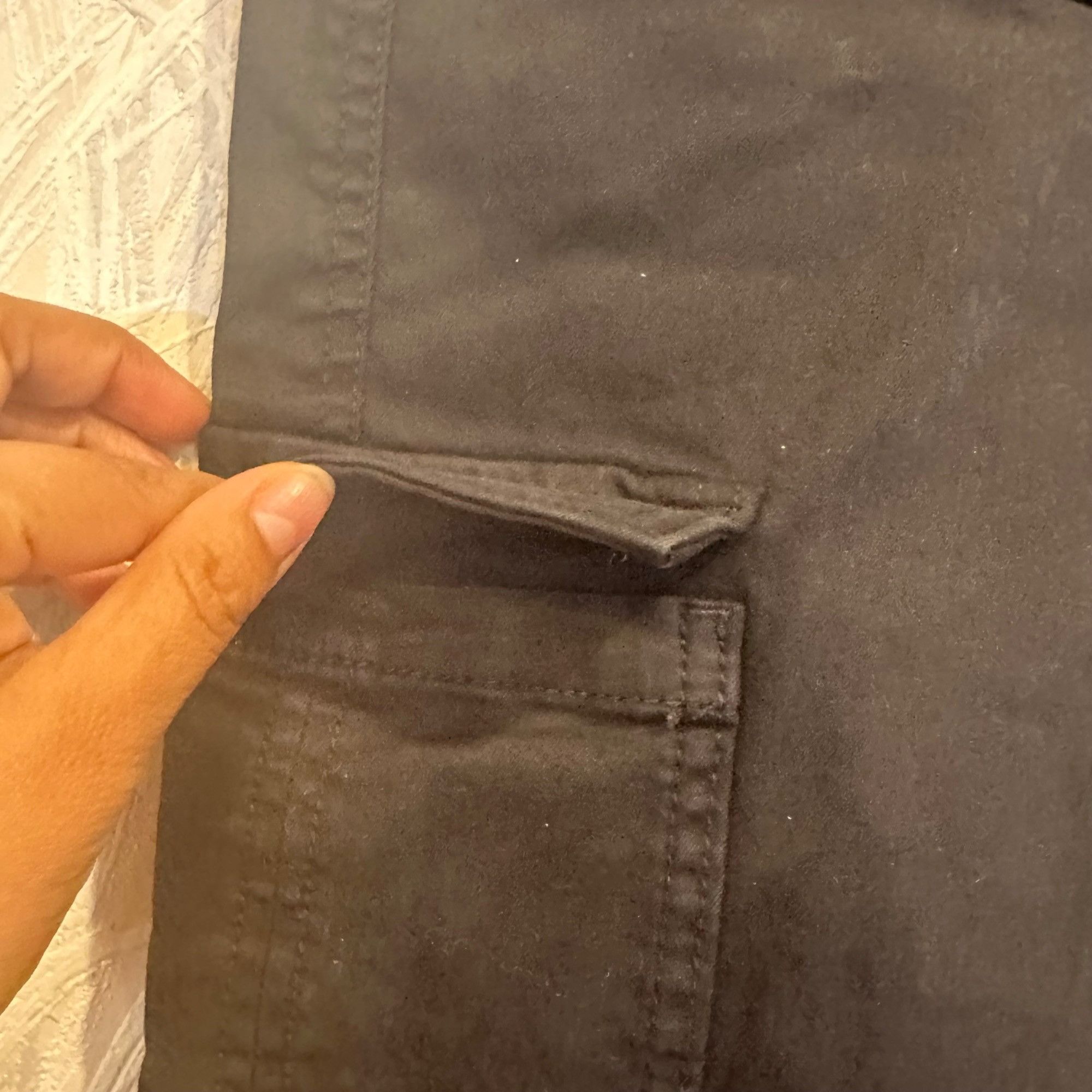 H&M ✨H&M Size 6 Women Black Cargo Pants Cotton With Pockets & Bu Size 28" / US 6 / IT 42 - 6 Thumbnail