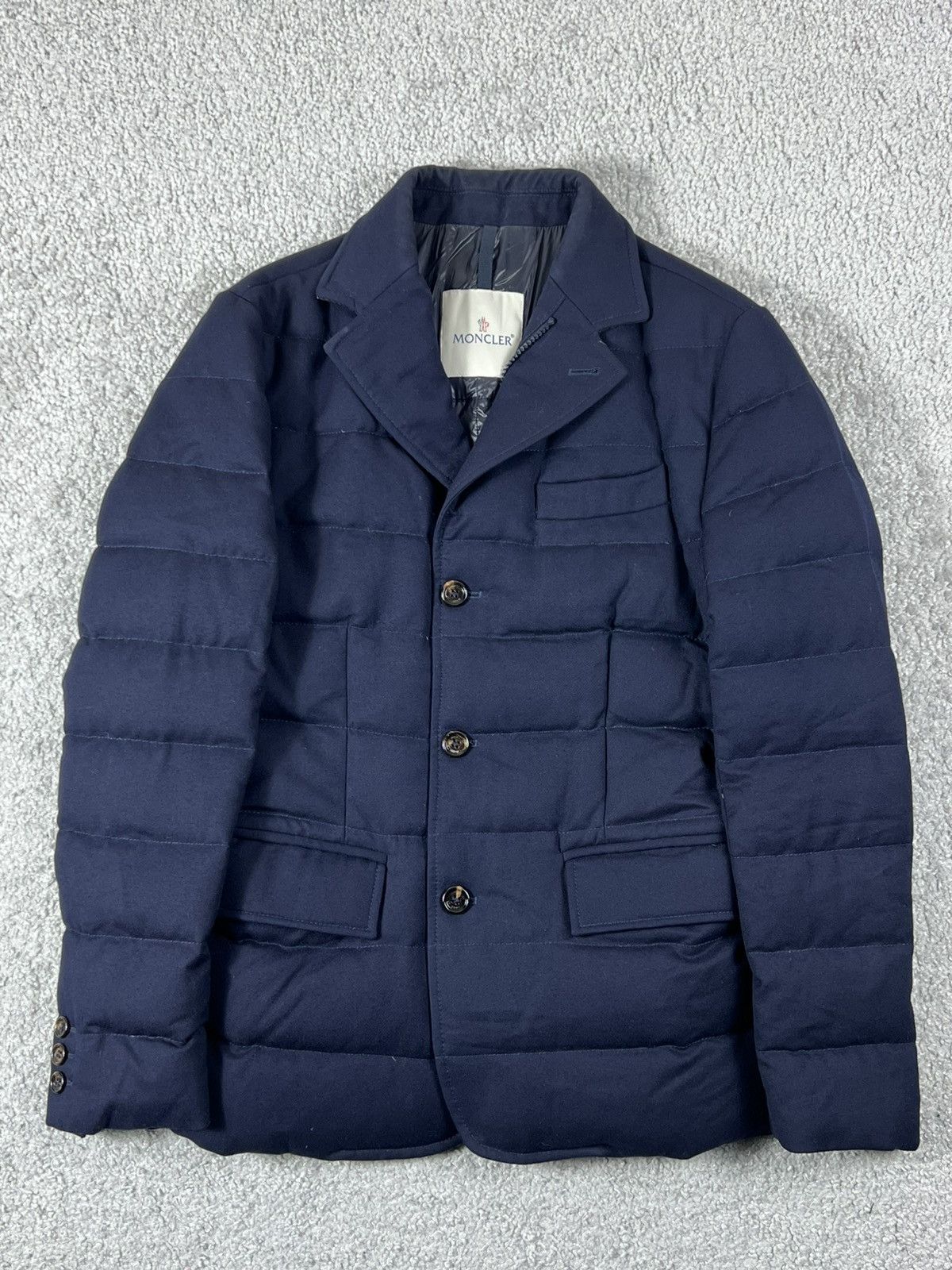 Moncler Moncler Robin Blue Blazer Jacket Size 0 Size US S / EU 44-46 / 1 - 2 Thumbnail