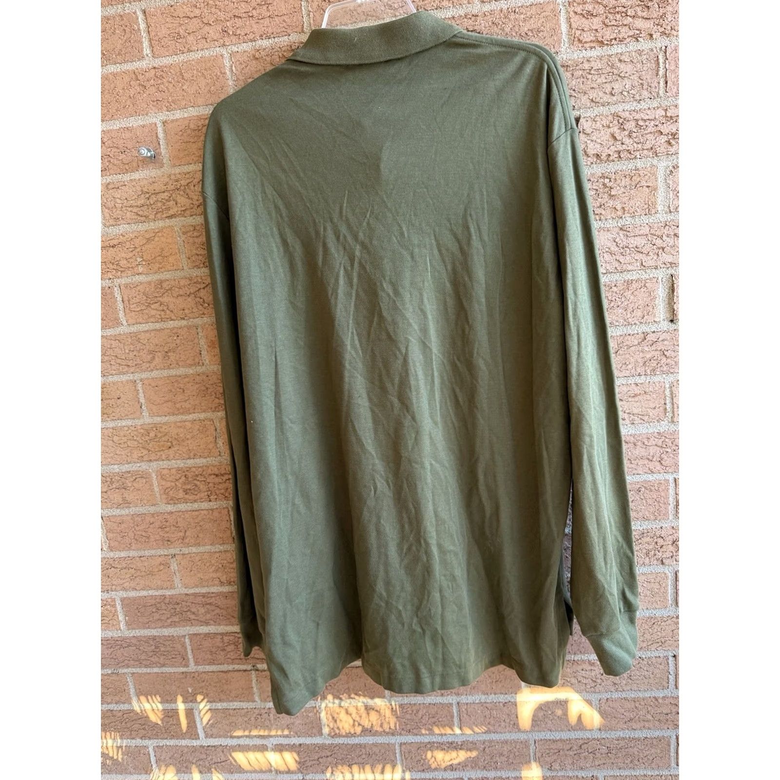 Ralph Lauren VINTAGE Polo Ralph Lauren Shirt Men Large Green Orange Pony Polo Collared Sweater Zip Crewneck Ski Preppy Size US L / EU 52-54 / 3 - 5 Thumbnail