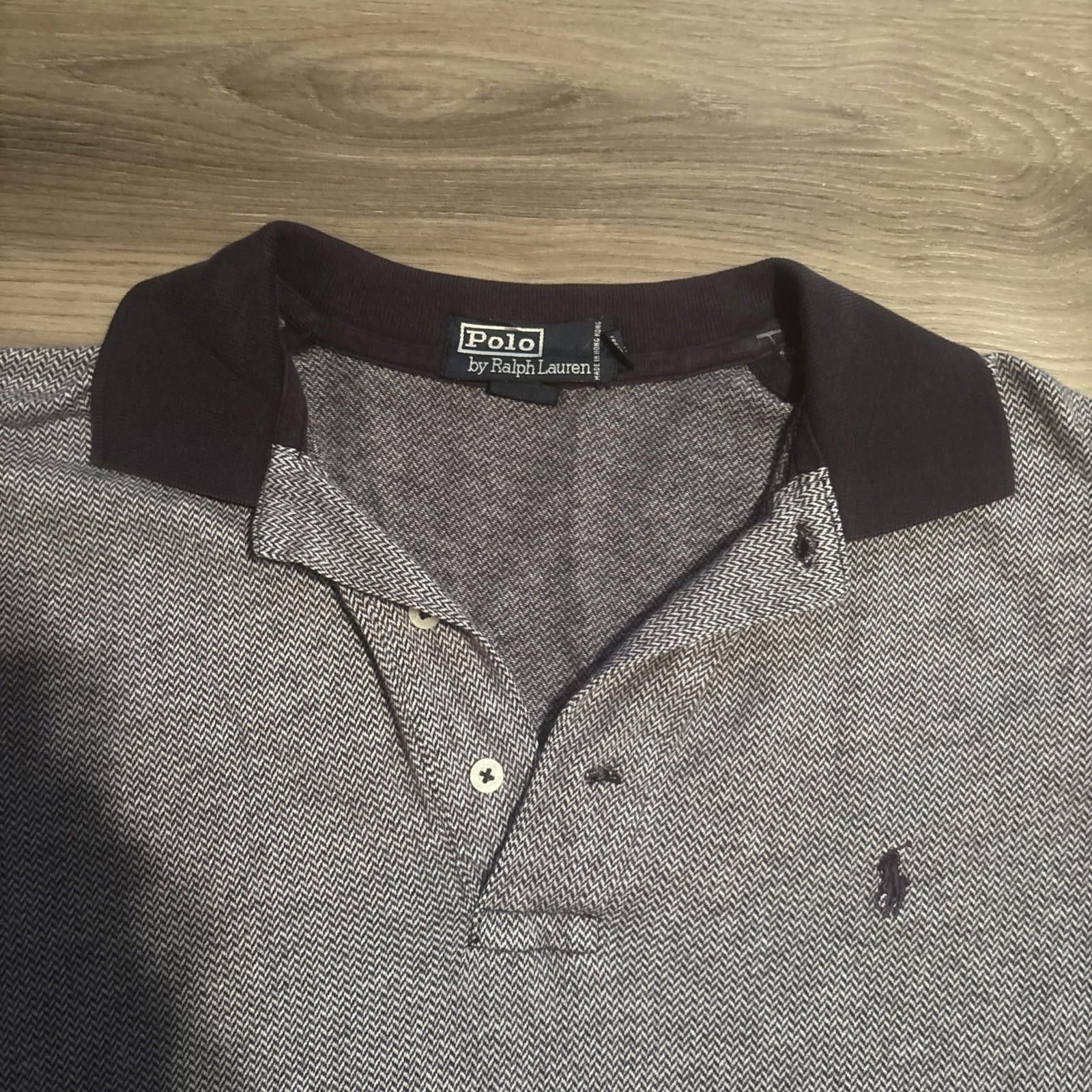 Polo Ralph Lauren Polo Ralph Lauren Vintage Polo Navy/White Striped Shirt Med Size US M / EU 48-50 / 2 - 3 Thumbnail