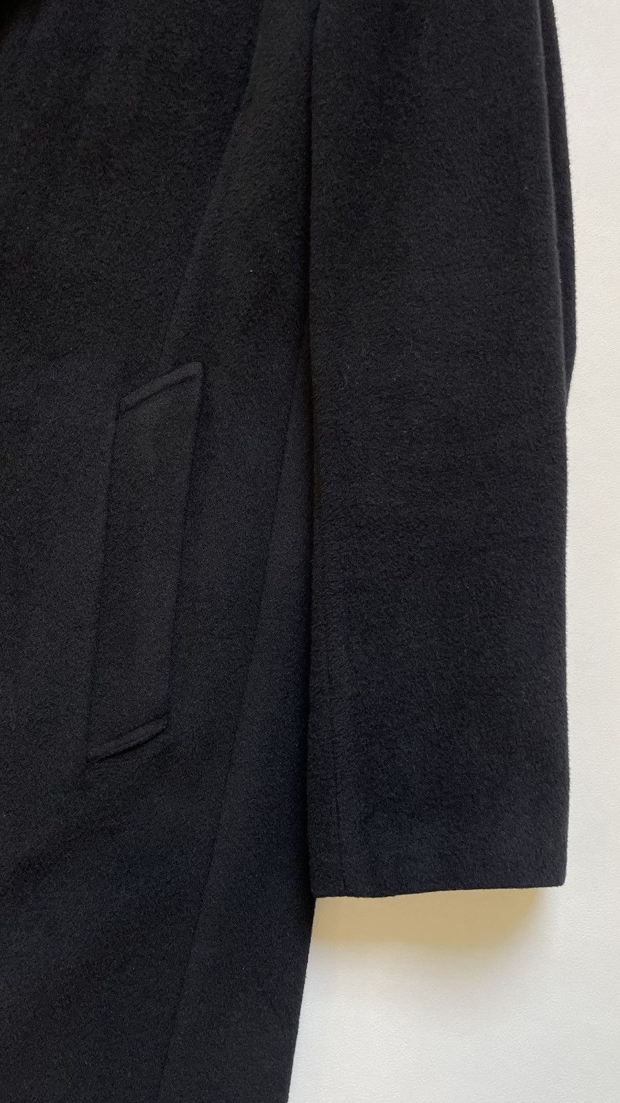 Our Legacy Brushed Black Wool Over Coat Size US M / EU 48-50 / 2 - 8 Thumbnail