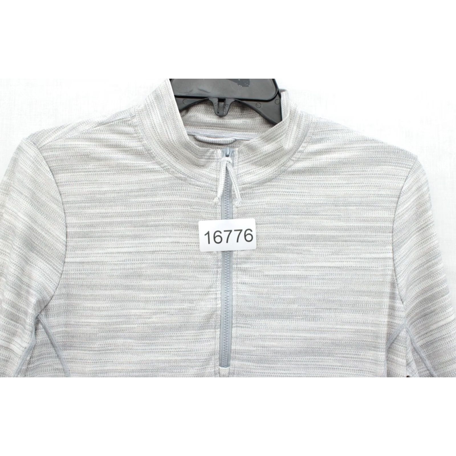 Prana prAna Quarter Zip Pullover Womens Medium Gray Athletic Top Long Sleeve Stretch Size M / US 6-8 / IT 42-44 - 7 Thumbnail