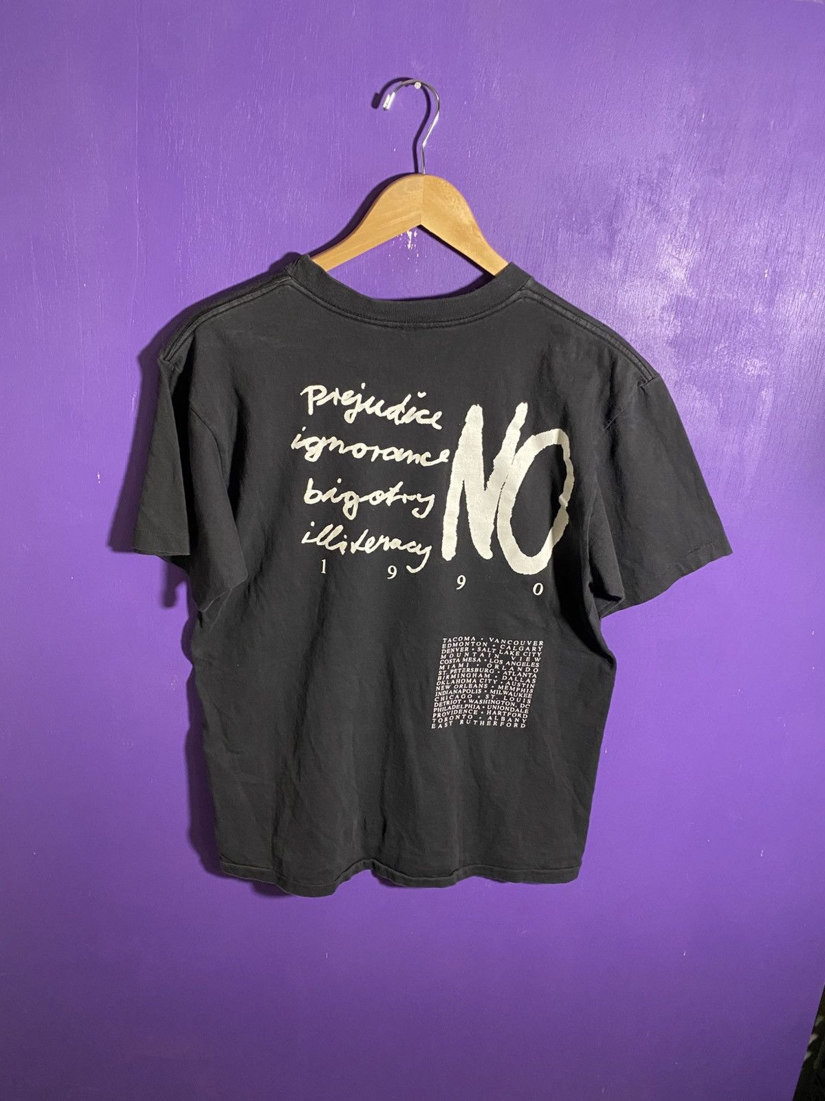 Band Tees × Vintage Vintage 1990 Janet Jackson NO faded tour tee Size US L / EU 52-54 / 3 - 2 Thumbnail