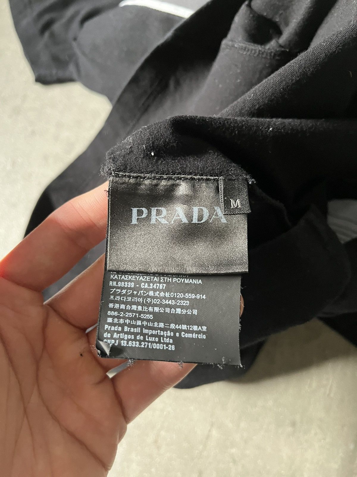 Prada black T-shirt monkey print rare 2017